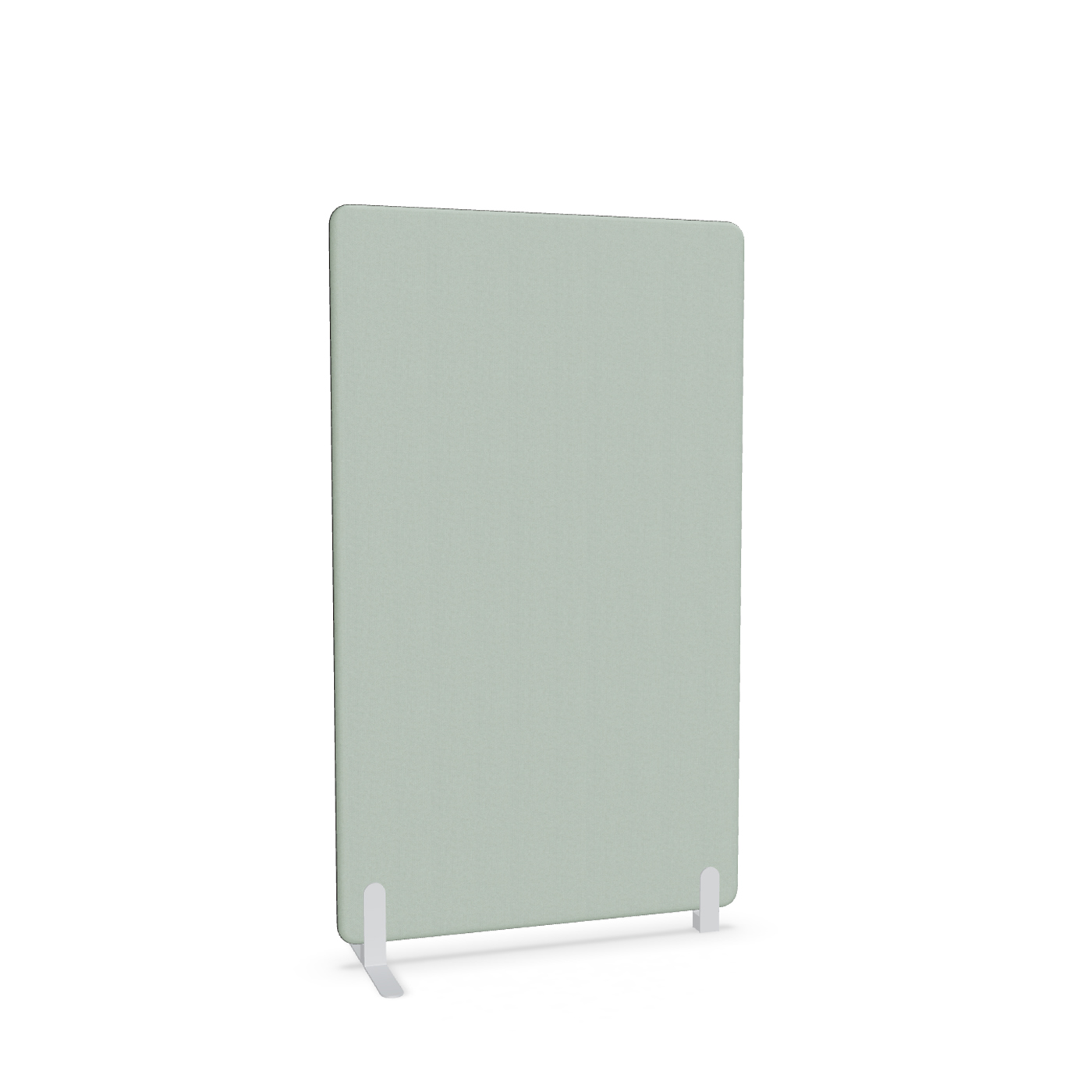 Image of Trennwand Mdd Sonic 100x165 cm, Freistehender Fuss und Distanzfuss, Grün/Weiss, Neu