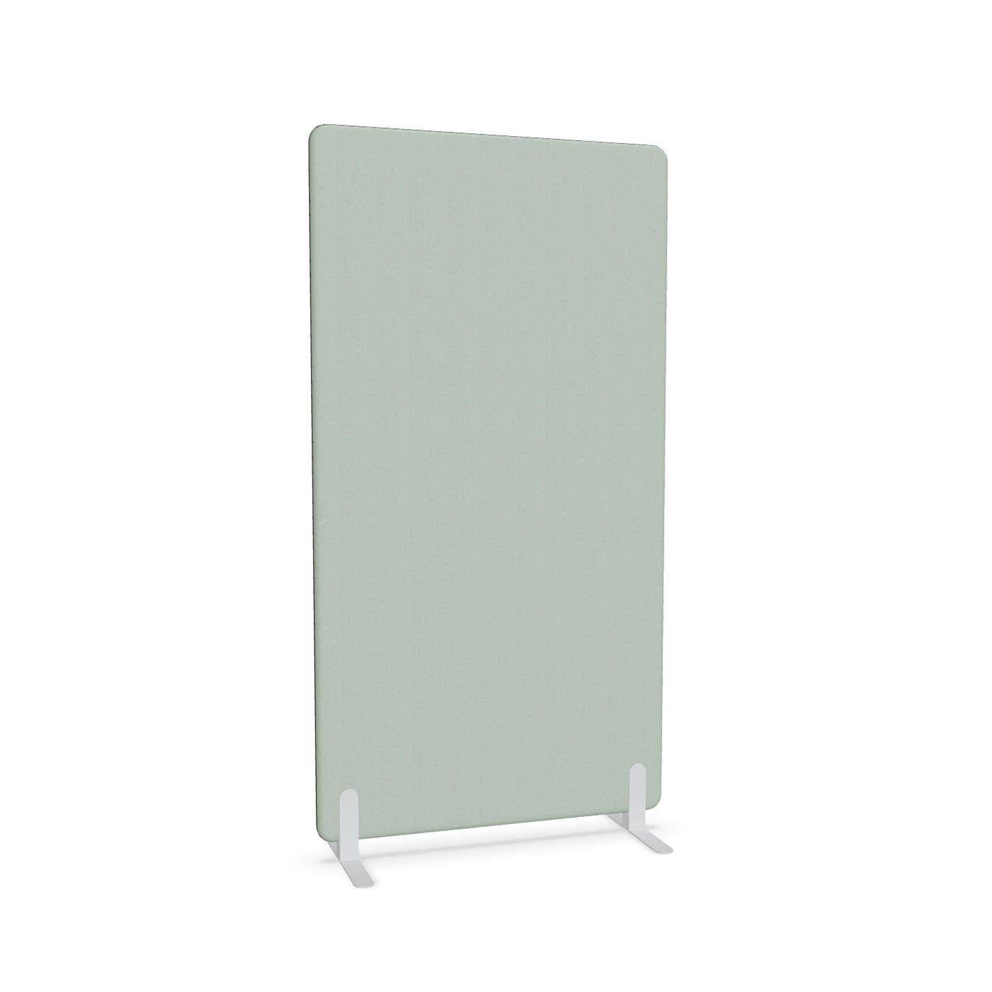 Image of Trennwand Mdd Sonic 100x185 cm, Freistehende Füsse, Grün/Weiss, Neu