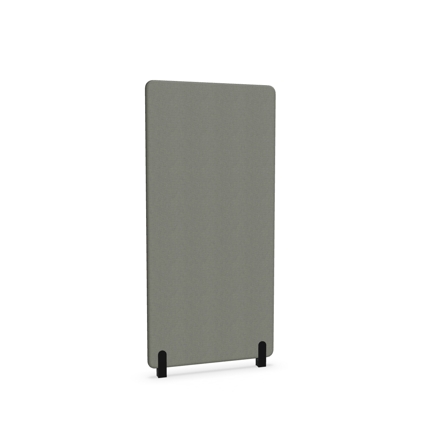 Image of Trennwand Mdd Sonic 80x165 cm, Distanzfüsse, Anthrazit/Schwarz, Neu