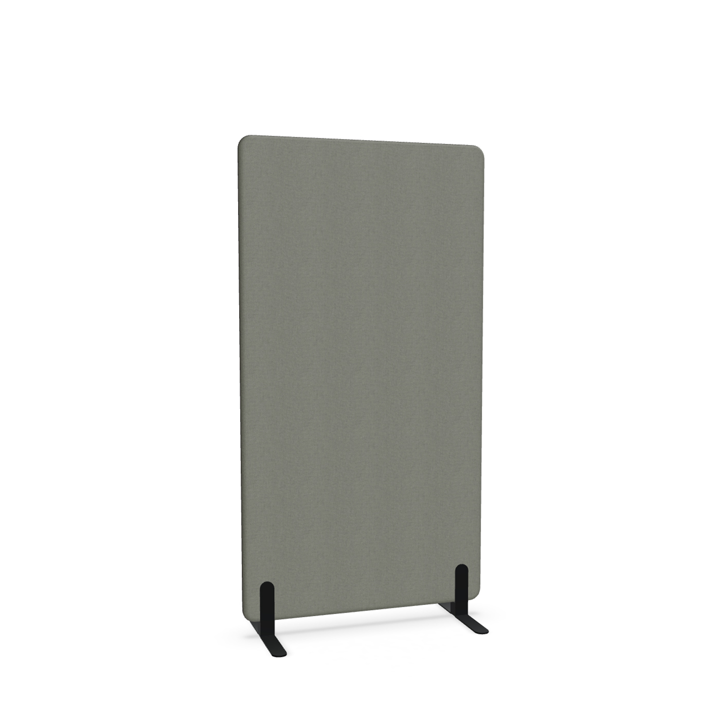Image of Trennwand Mdd Sonic 90x165 cm, Freistehende Füsse, Anthrazit/Schwarz, Neu