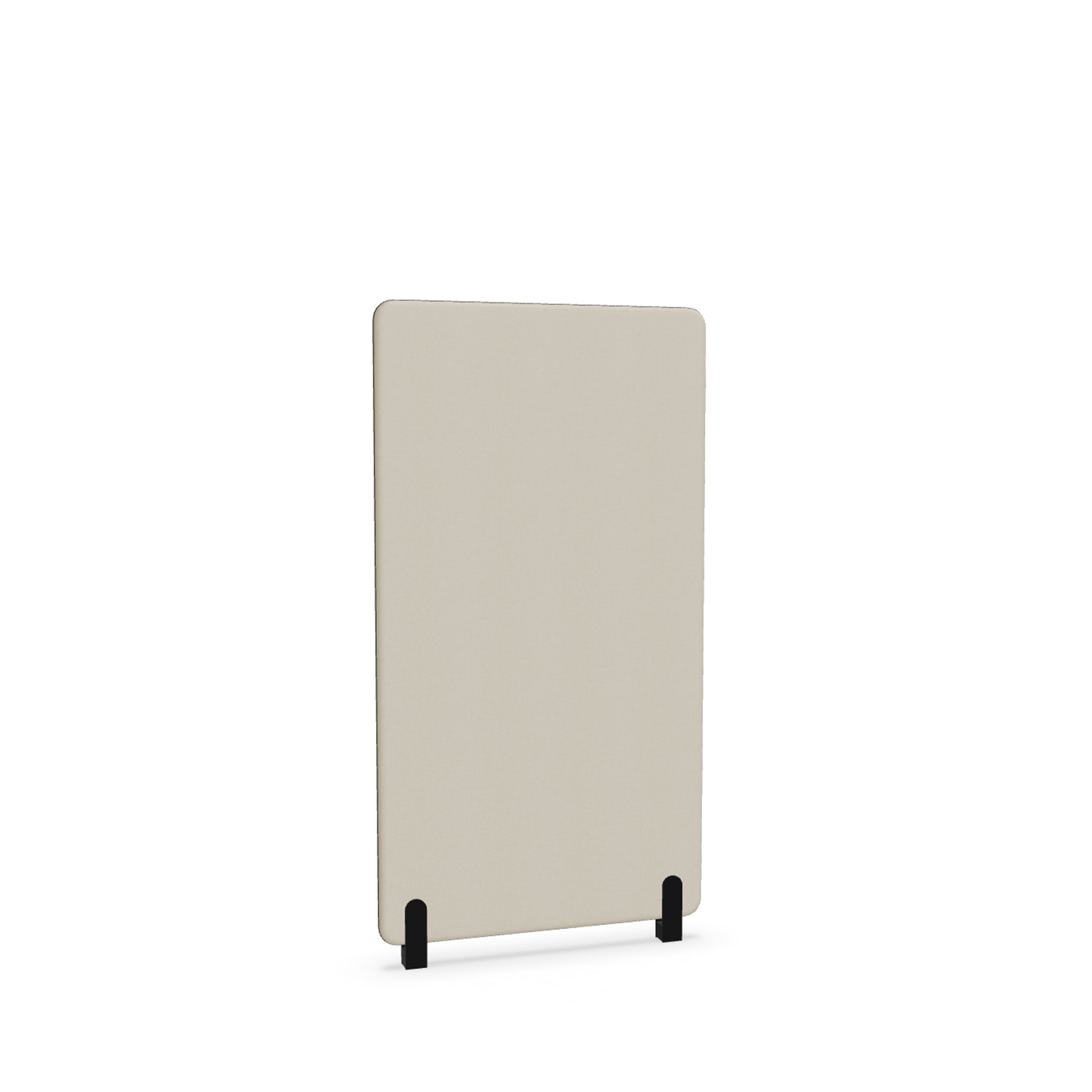 Image of Trennwand Mdd Sonic 80x145 cm, Distanzfüsse, Beige/Schwarz, Neu