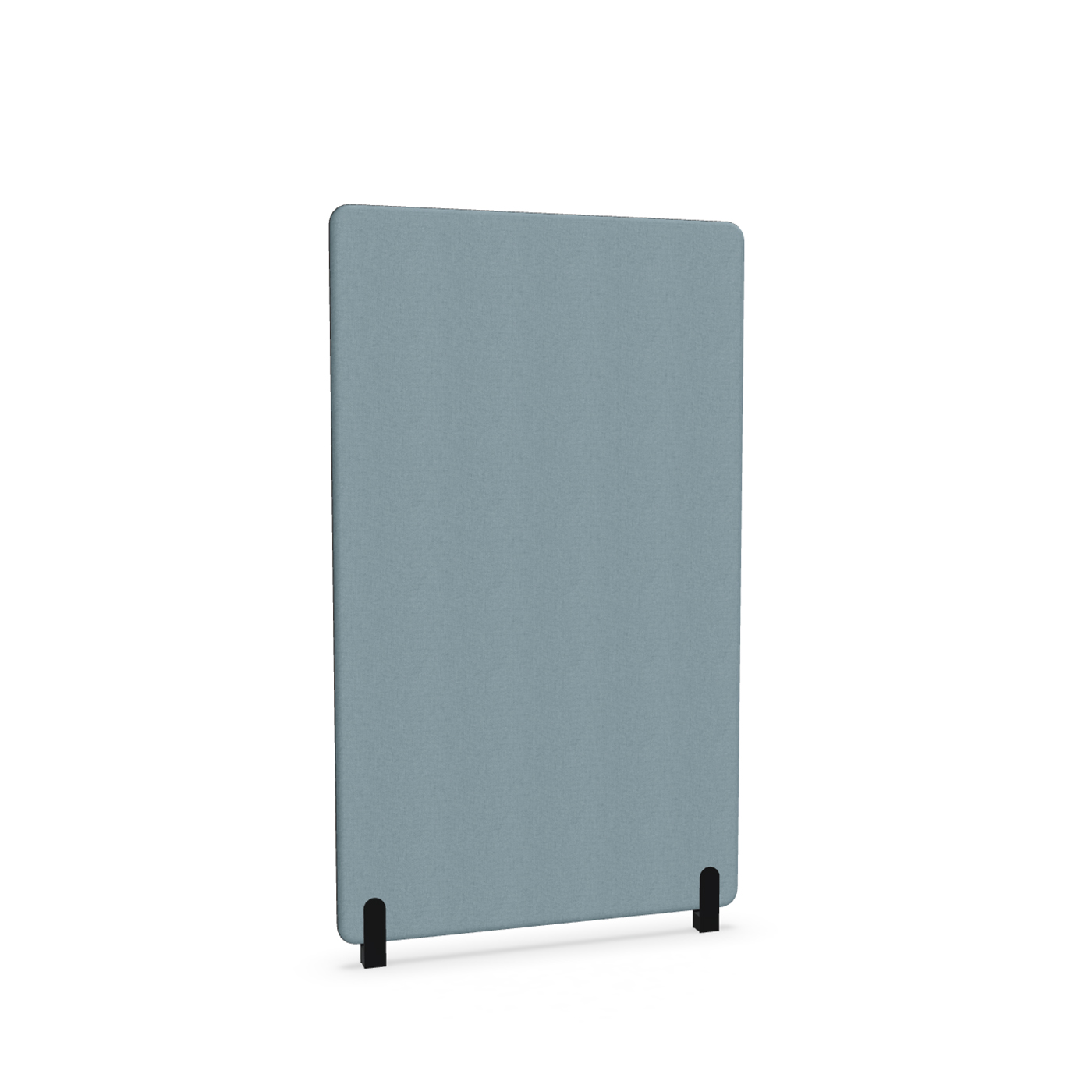Image of Trennwand Mdd Sonic 100x165 cm, Distanzfüsse, Blau/Schwarz, Neu