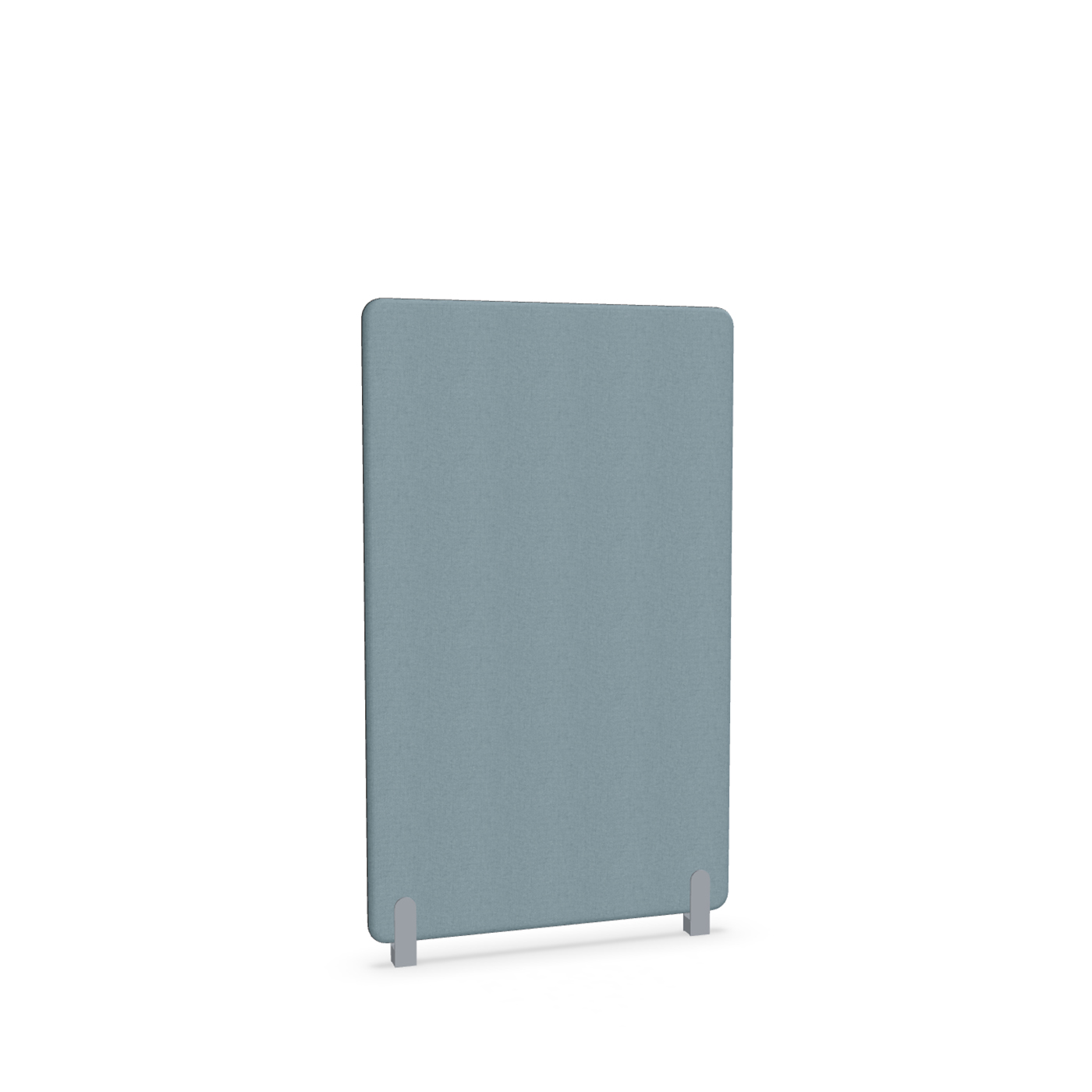Image of Trennwand Mdd Sonic 90x145 cm, Distanzfüsse, Blau/Silbergrau, Neu