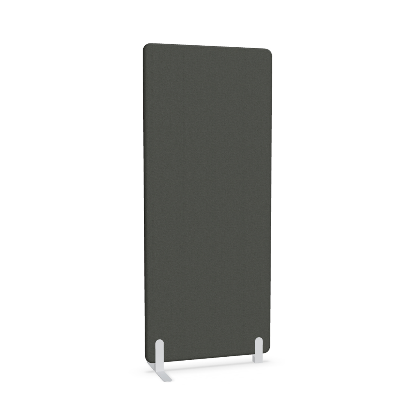 Image of Trennwand Mdd Sonic 80x185 cm, Freistehender Fuss und Distanzfuss, Schwarz/Weiss, Neu