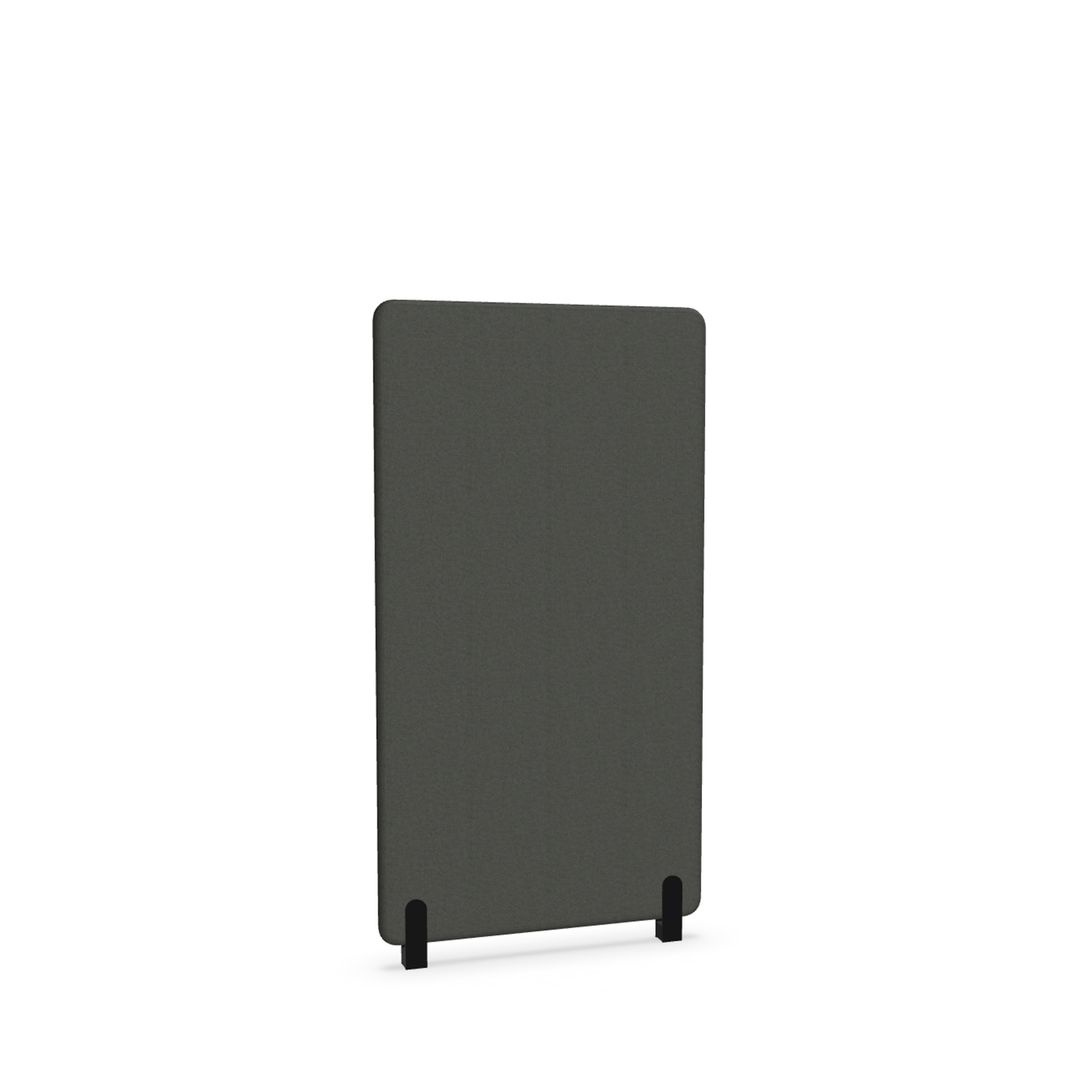 Image of Trennwand Mdd Sonic 80x145 cm, Distanzfüsse, Schwarz/Schwarz, Neu