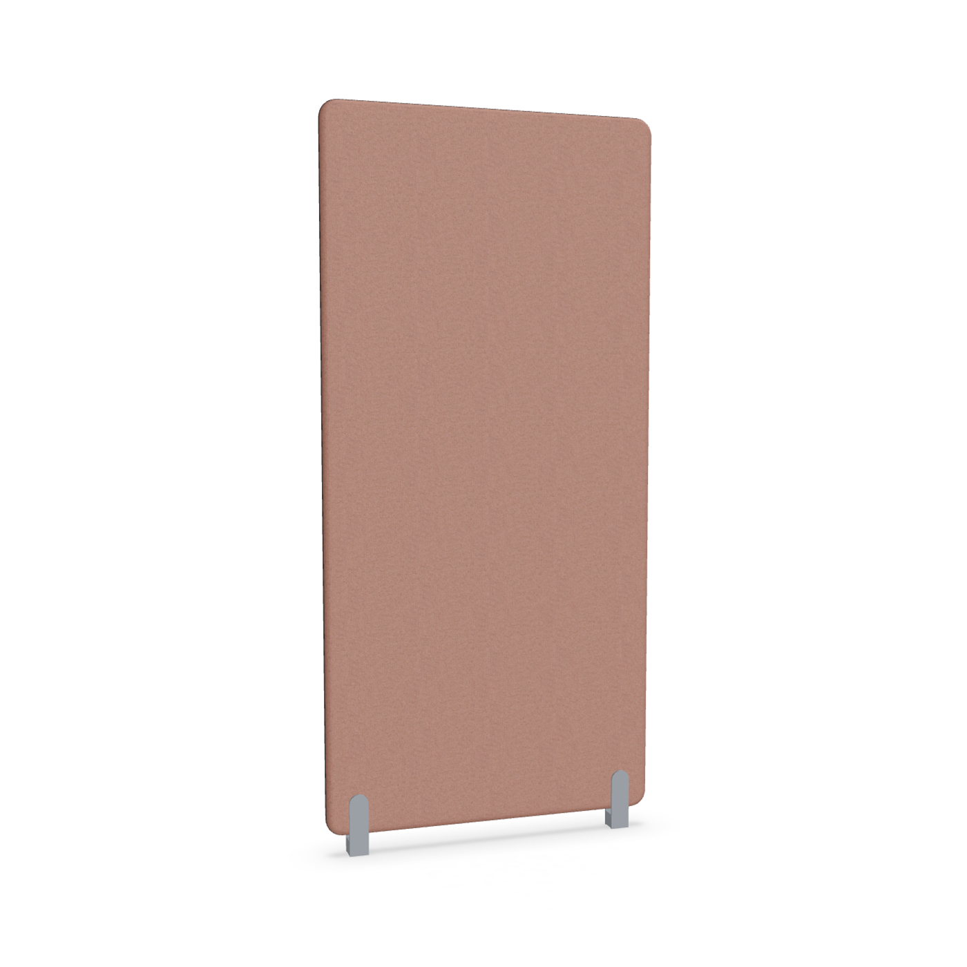 Image of Trennwand Mdd Sonic 90x185 cm, Distanzfüsse, Rosa/Silbergrau, Neu