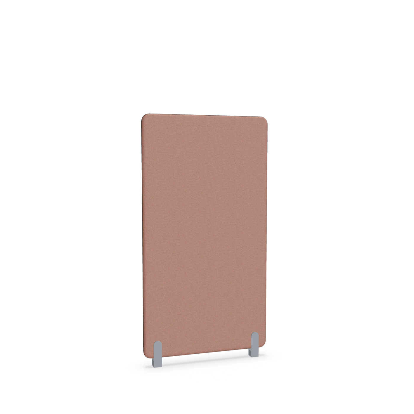 Image of Trennwand Mdd Sonic 80x145 cm, Distanzfüsse, Rosa/Silbergrau, Neu