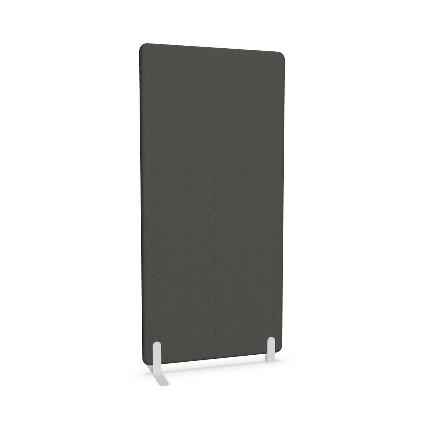 Image of Trennwand Mdd Sonic 90x185 cm, Freistehender Fuss und Distanzfuss, Schwarz/Weiss, Neu