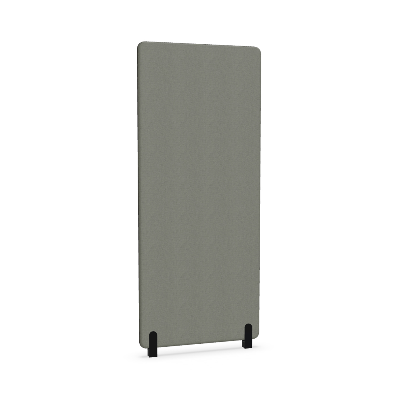 Image of Trennwand Mdd Sonic 80x185 cm, Distanzfüsse, Anthrazit/Schwarz, Neu