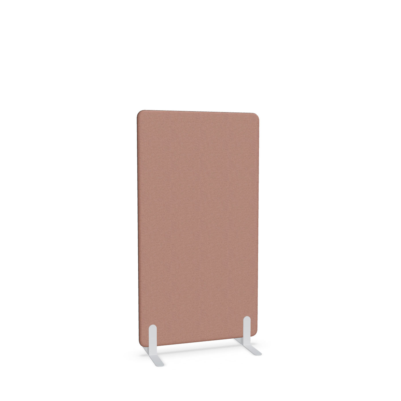 Image of Trennwand Mdd Sonic 80x145 cm, Freistehende Füsse, Rosa/Weiss, Neu