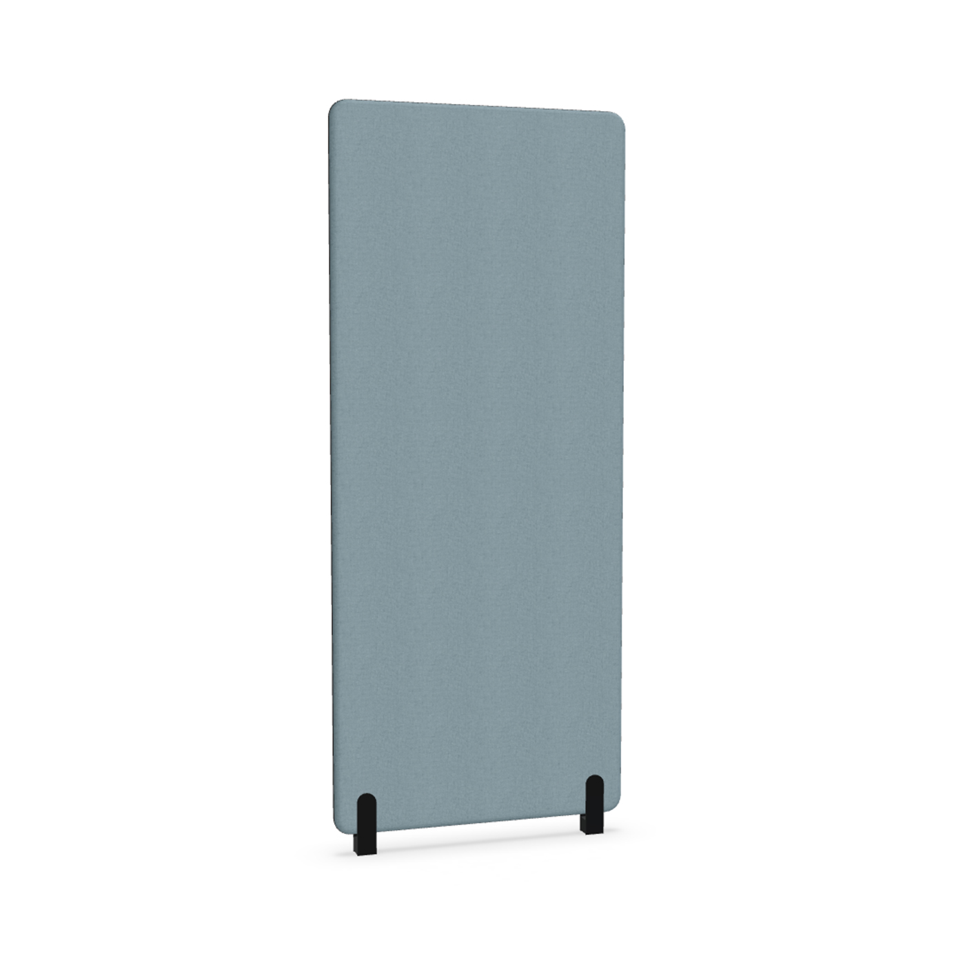 Image of Trennwand Mdd Sonic 80x185 cm, Distanzfüsse, Blau/Schwarz, Neu