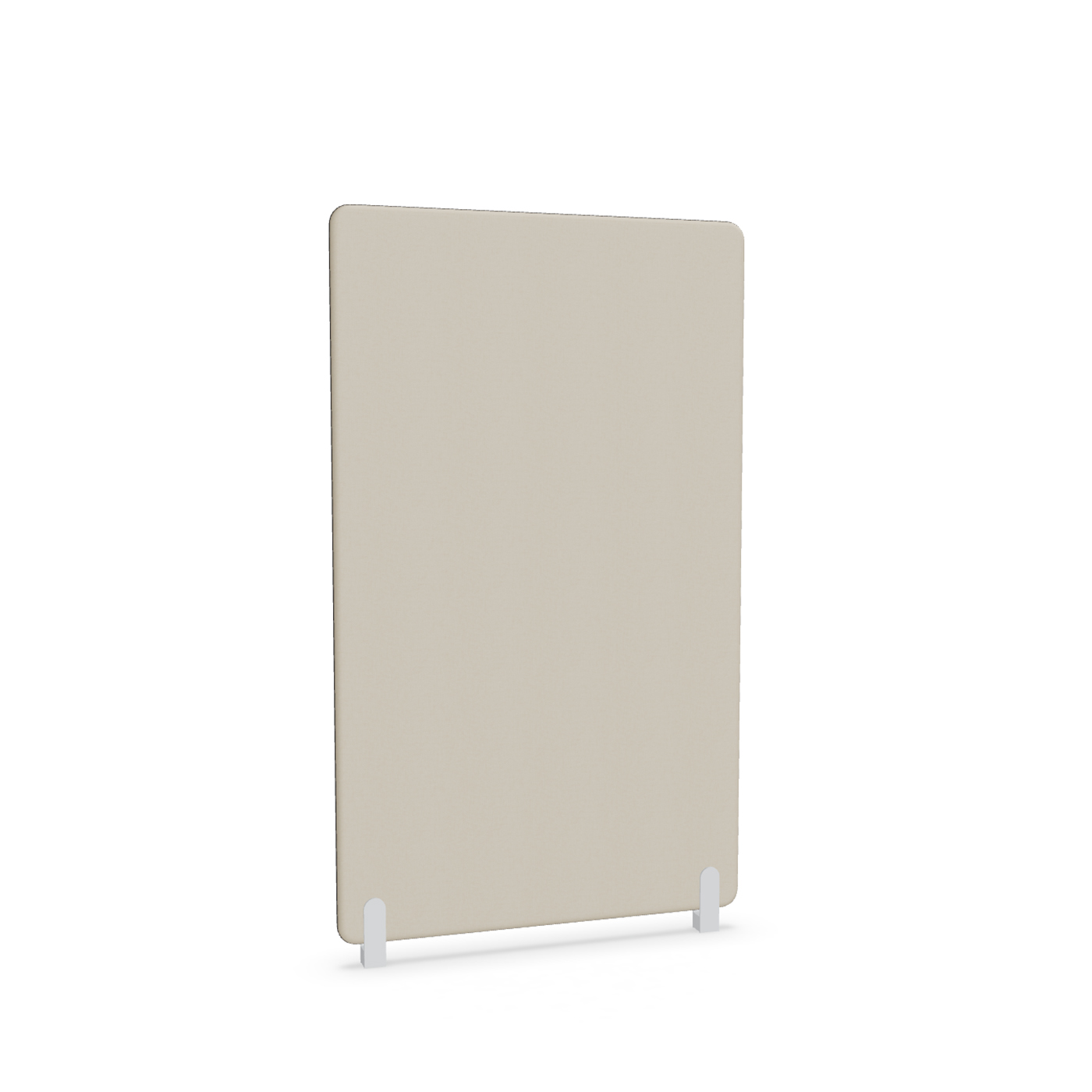 Image of Trennwand Mdd Sonic 100x165 cm, Distanzfüsse, Beige/Weiss, Neu