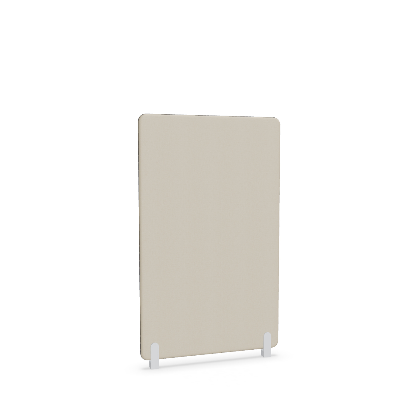 Image of Trennwand Mdd Sonic 90x145 cm, Distanzfüsse, Beige/Weiss, Neu