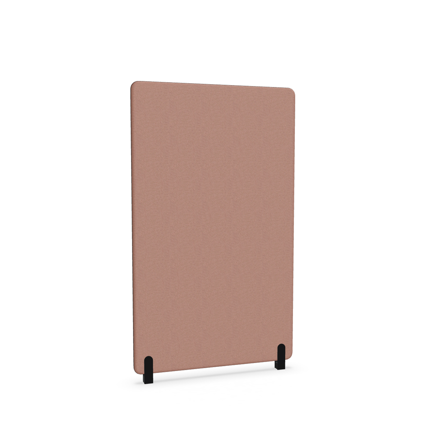 Image of Trennwand Mdd Sonic 100x165 cm, Distanzfüsse, Rosa/Schwarz, Neu