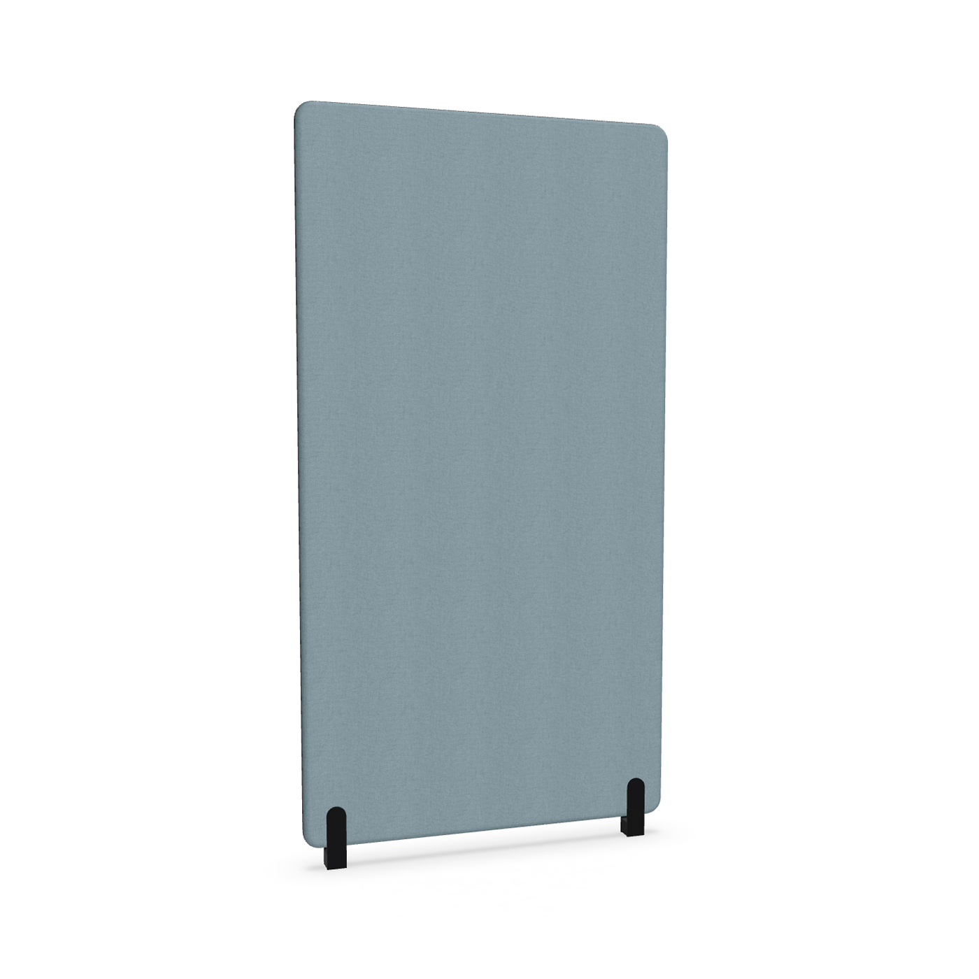 Image of Trennwand Mdd Sonic 100x185 cm, Distanzfüsse, Blau/Schwarz, Neu