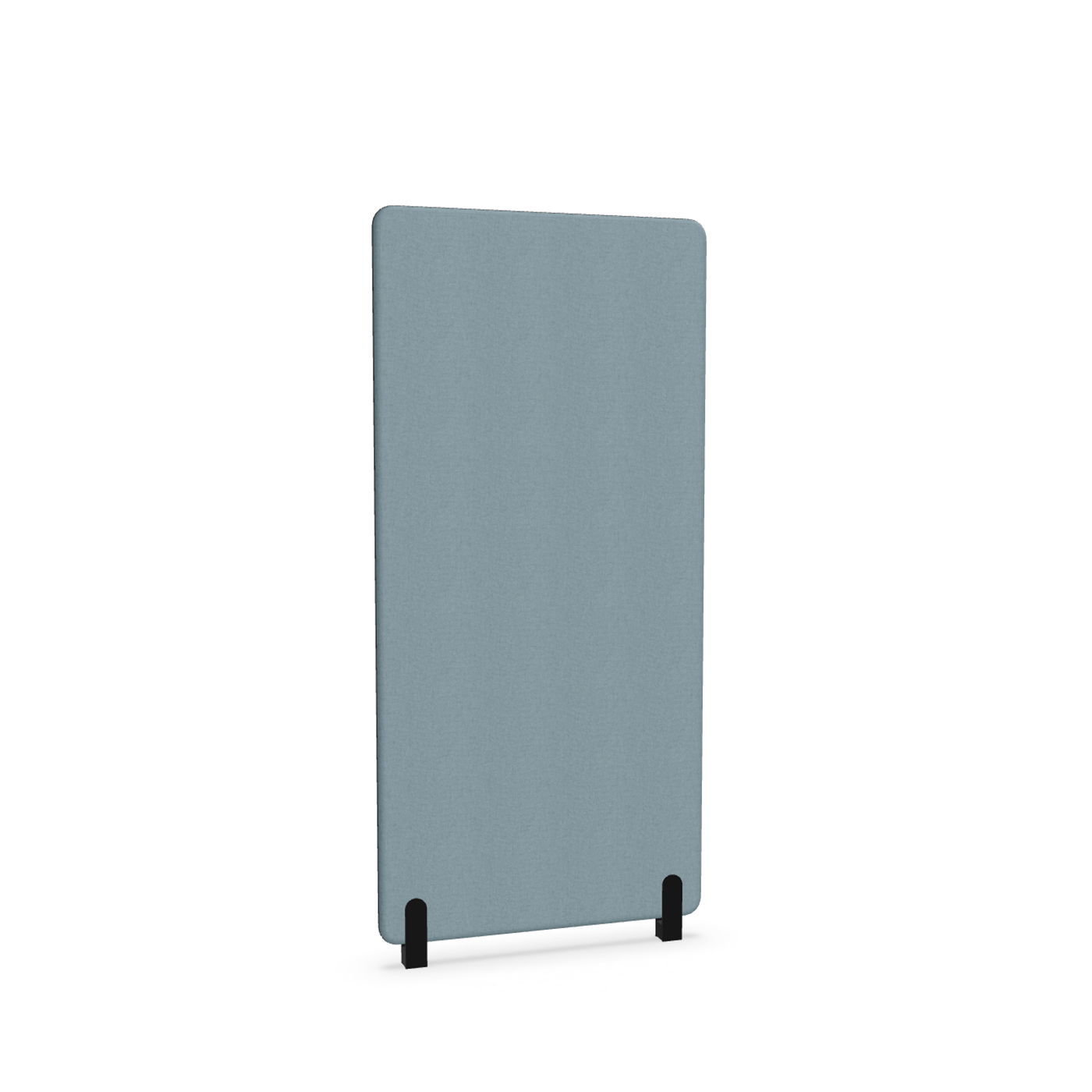 Image of Trennwand Mdd Sonic 80x165 cm, Distanzfüsse, Blau/Schwarz, Neu