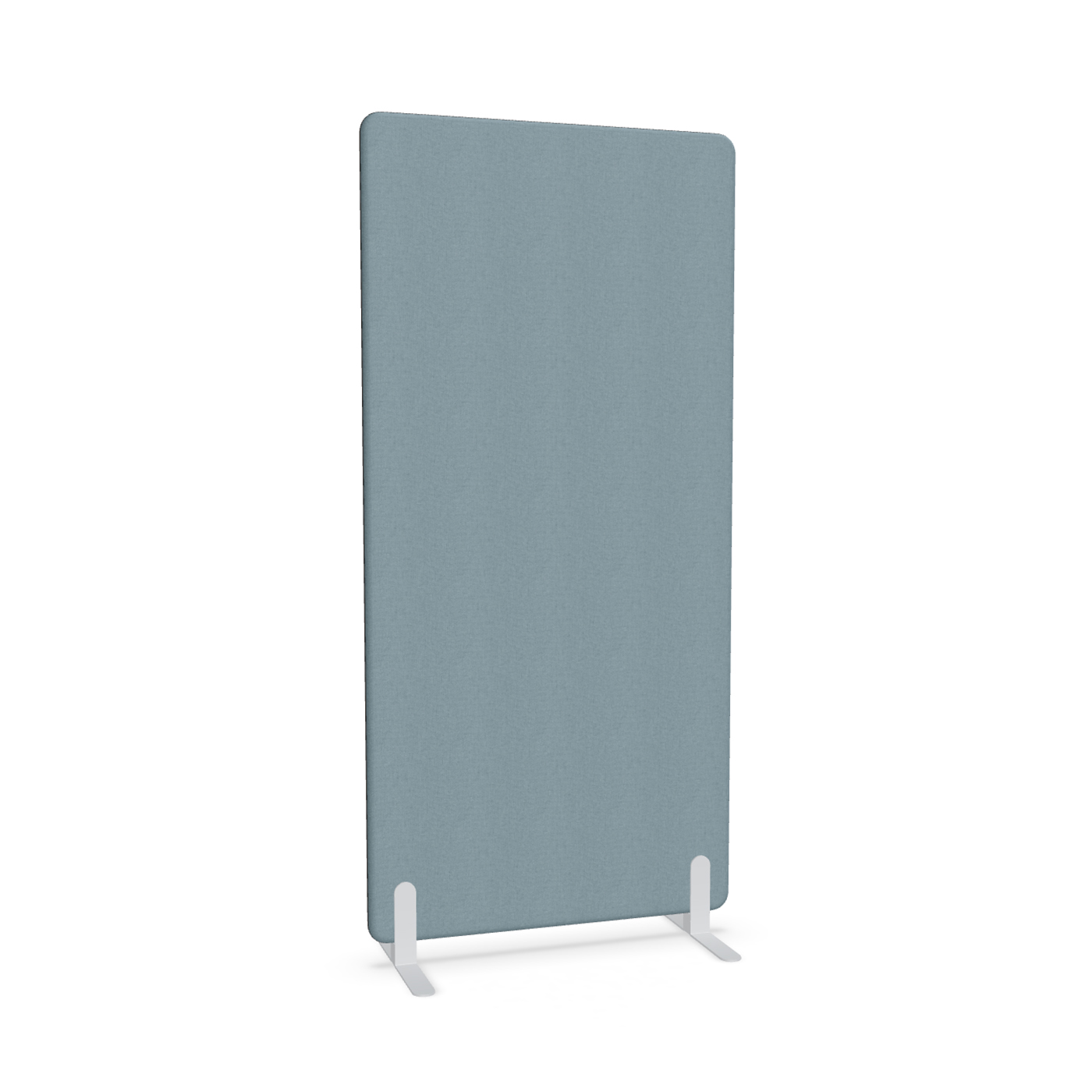 Image of Trennwand Mdd Sonic 90x185 cm, Freistehende Füsse, Blau/Weiss, Neu