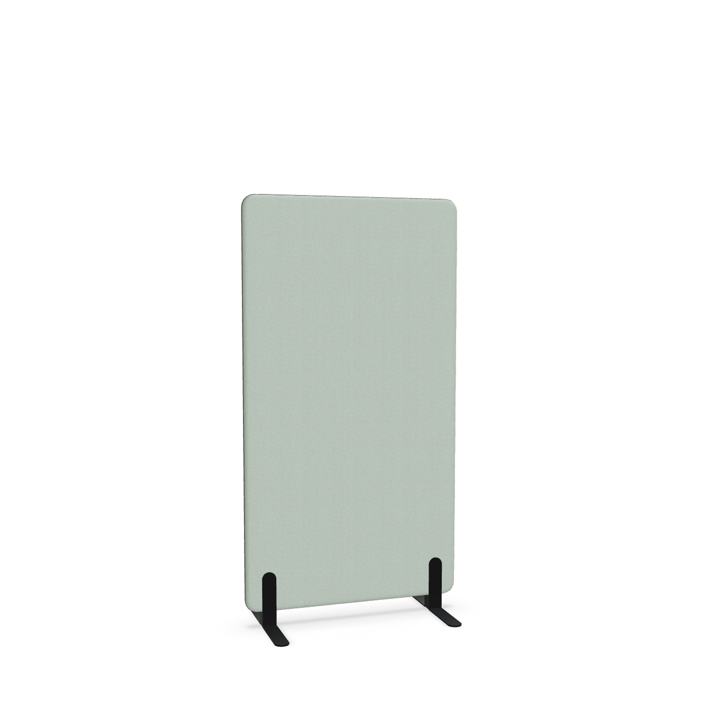 Image of Trennwand Mdd Sonic 80x145 cm, Freistehende Füsse, Grün/Schwarz, Neu