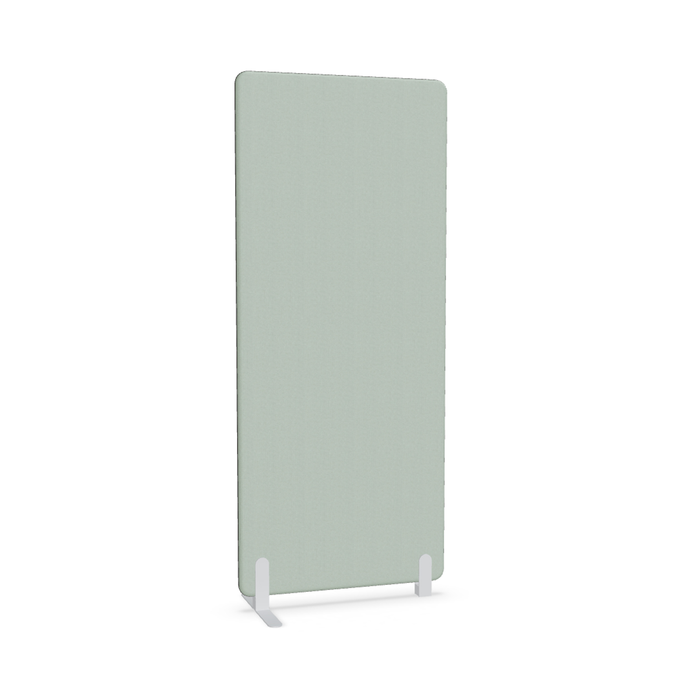 Image of Trennwand Mdd Sonic 80x185 cm, Freistehender Fuss und Distanzfuss, Grün/Weiss, Neu