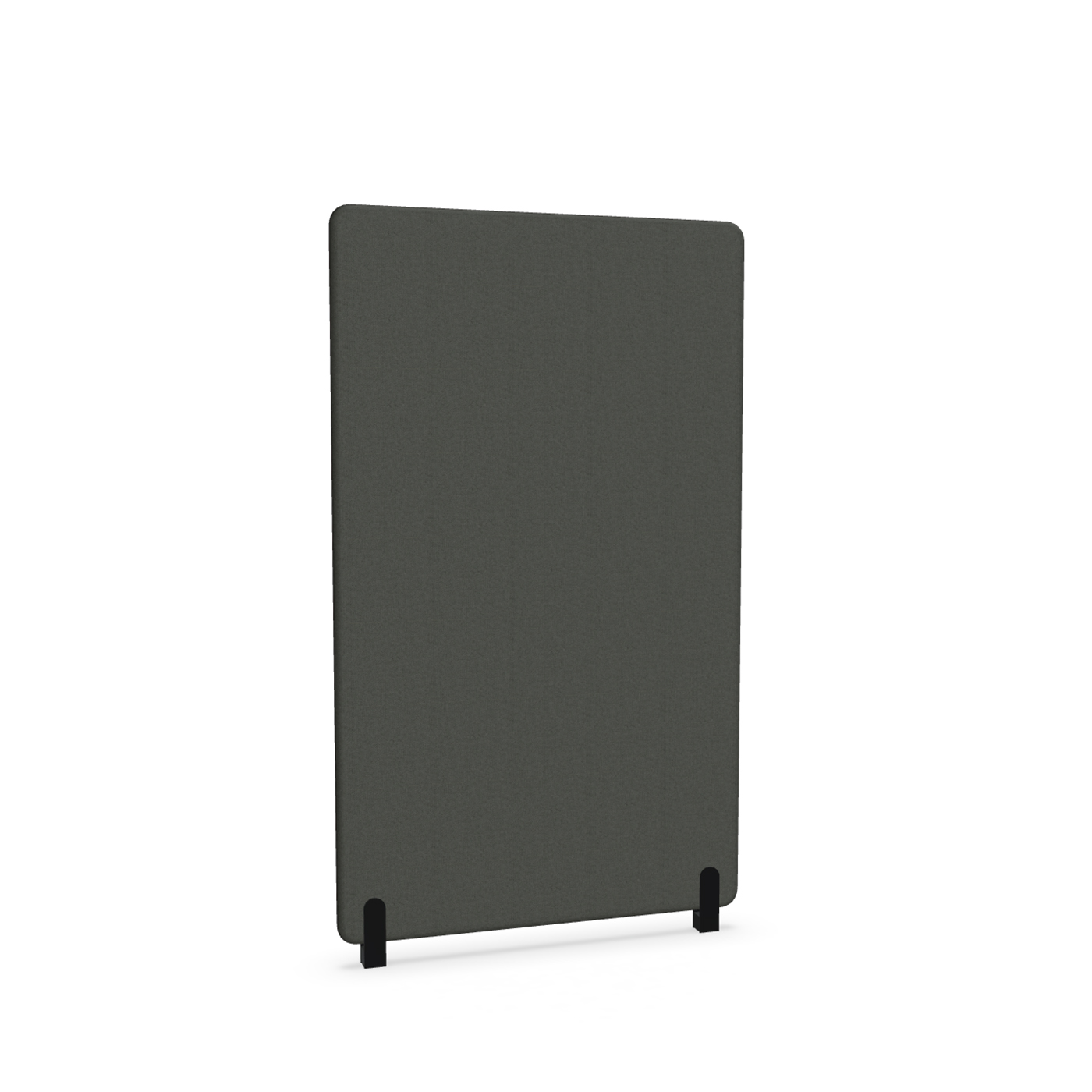 Image of Trennwand Mdd Sonic 100x165 cm, Distanzfüsse, Schwarz/Schwarz, Neu