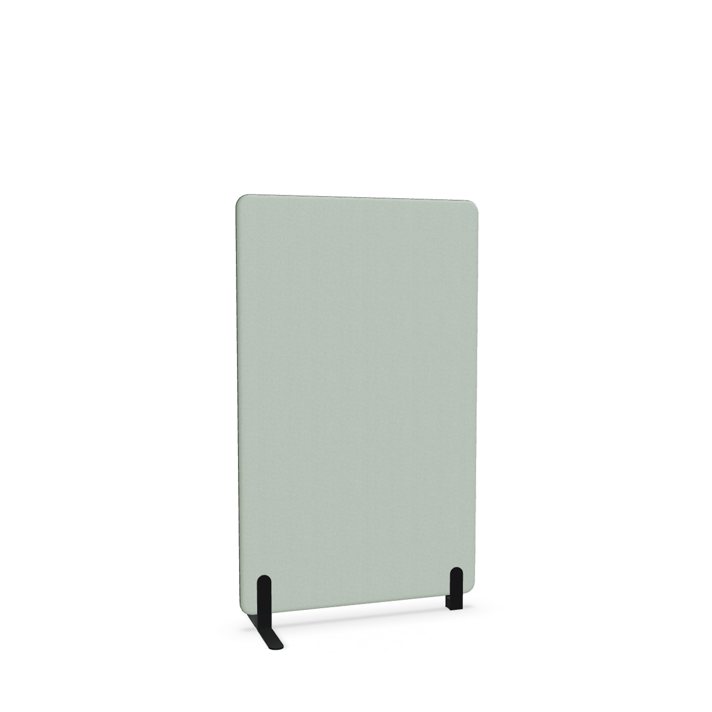 Image of Trennwand Mdd Sonic 90x145 cm, Freistehender Fuss und Distanzfuss, Grün/Schwarz, Neu