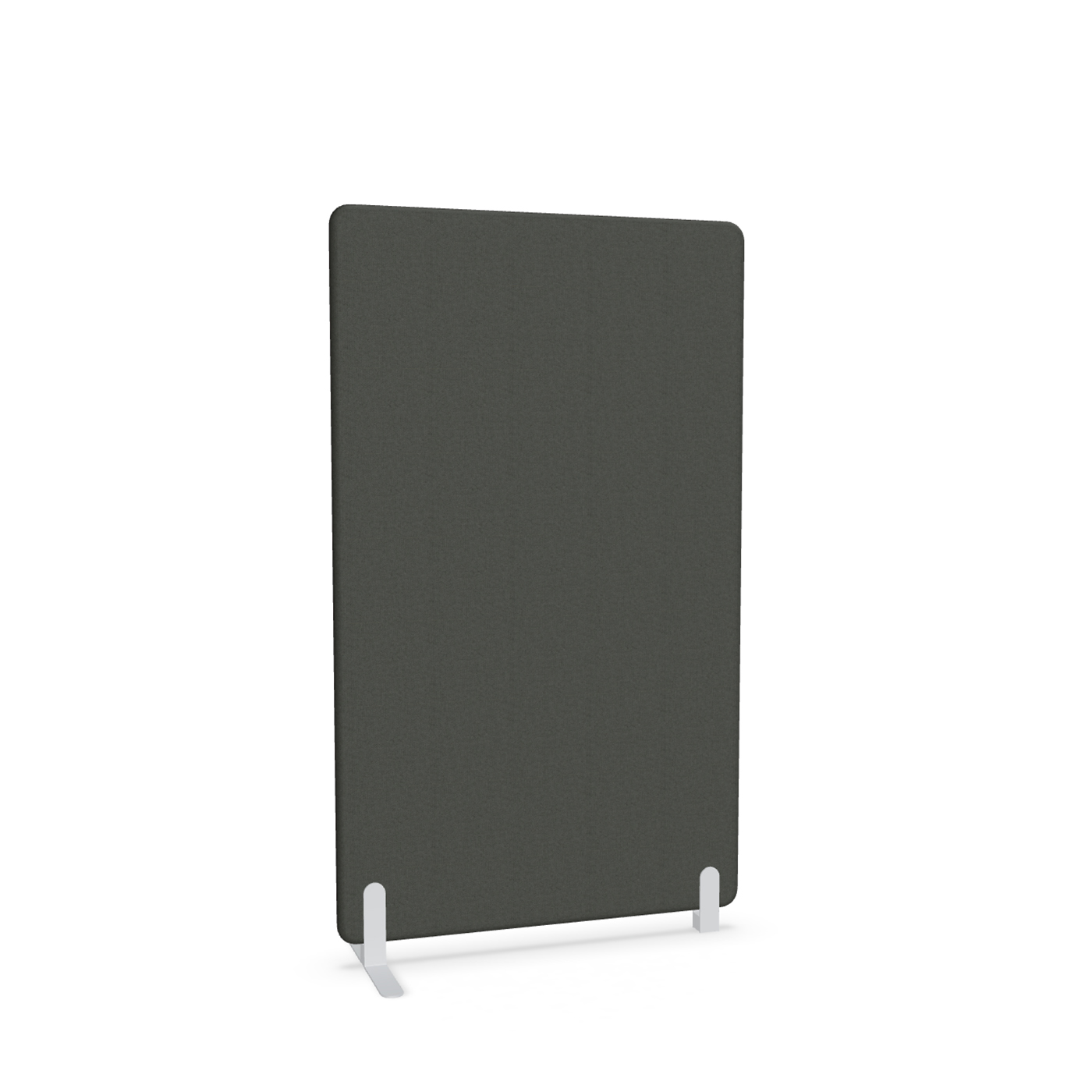 Image of Trennwand Mdd Sonic 100x165 cm, Freistehender Fuss und Distanzfuss, Schwarz/Weiss, Neu