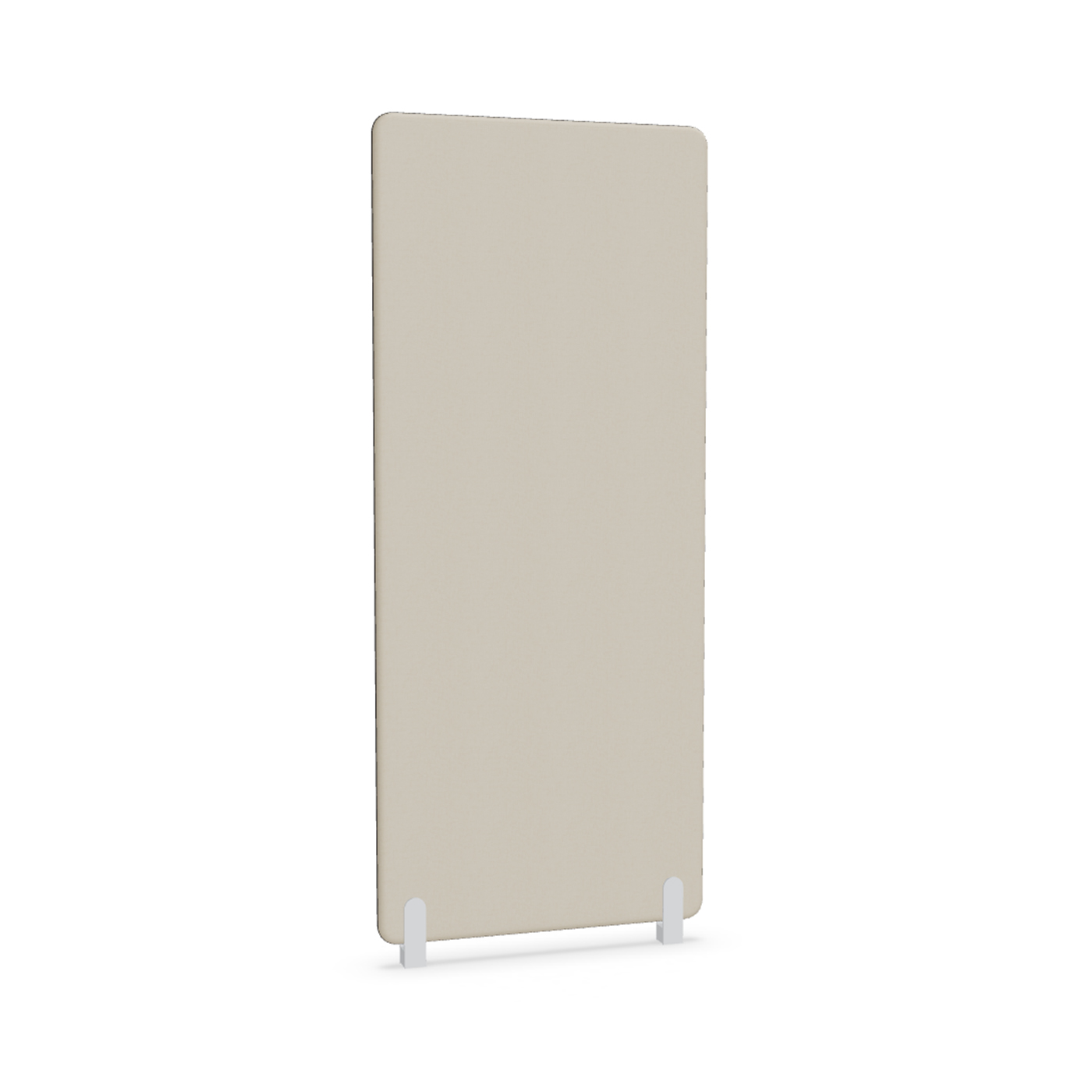 Image of Trennwand Mdd Sonic 80x185 cm, Distanzfüsse, Beige/Weiss, Neu
