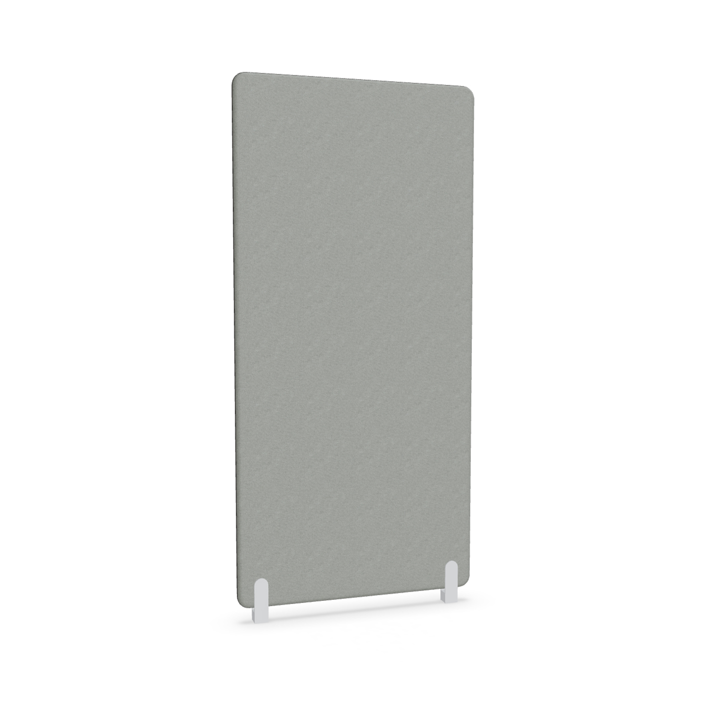 Image of Trennwand Mdd Sonic 90x185 cm, Distanzfüsse, Grau/Weiss, Neu