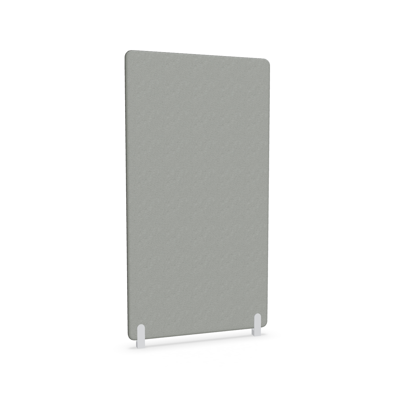 Image of Trennwand Mdd Sonic 100x185 cm, Distanzfüsse, Grau/Weiss, Neu