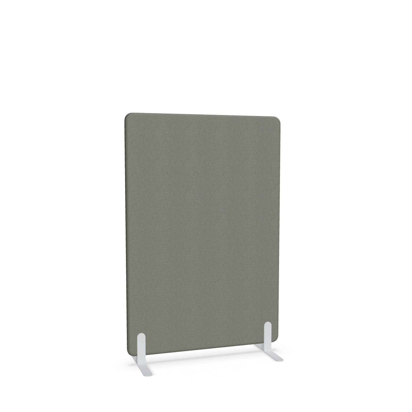 Image of Trennwand Mdd Sonic 100x145 cm, Freistehende Füsse, Anthrazit/Weiss, Neu