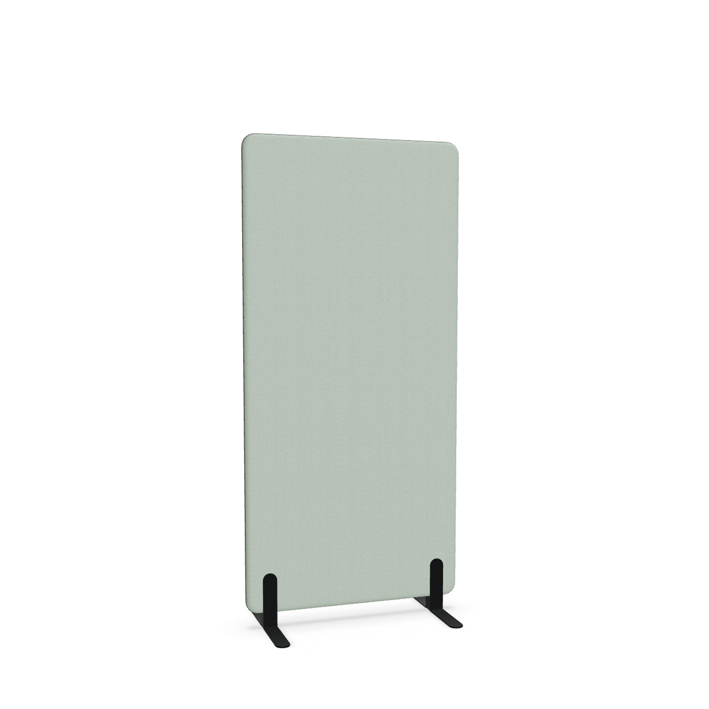 Image of Trennwand Mdd Sonic 80x165 cm, Freistehende Füsse, Grün/Schwarz, Neu