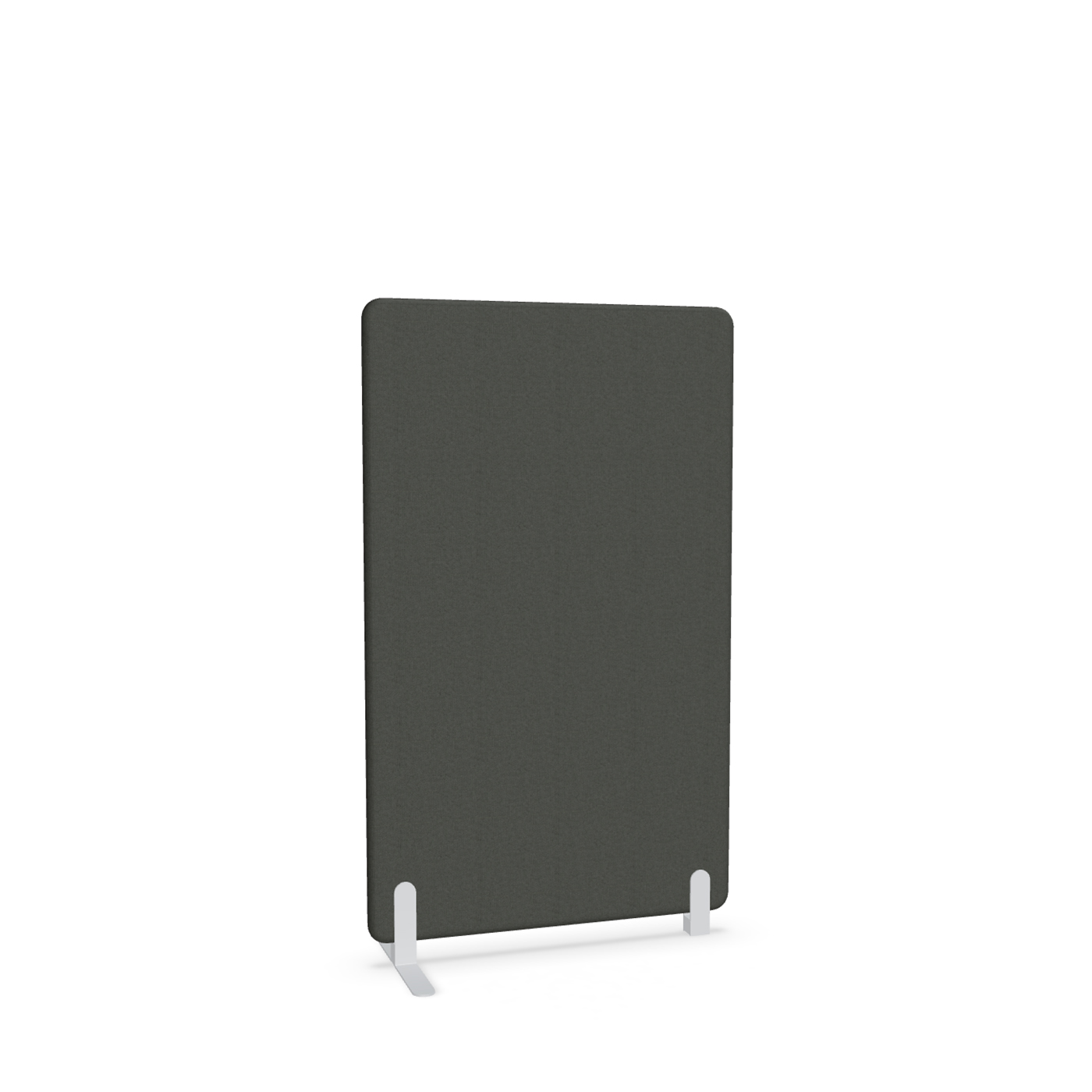 Image of Trennwand Mdd Sonic 90x145 cm, Freistehender Fuss und Distanzfuss, Schwarz/Weiss, Neu