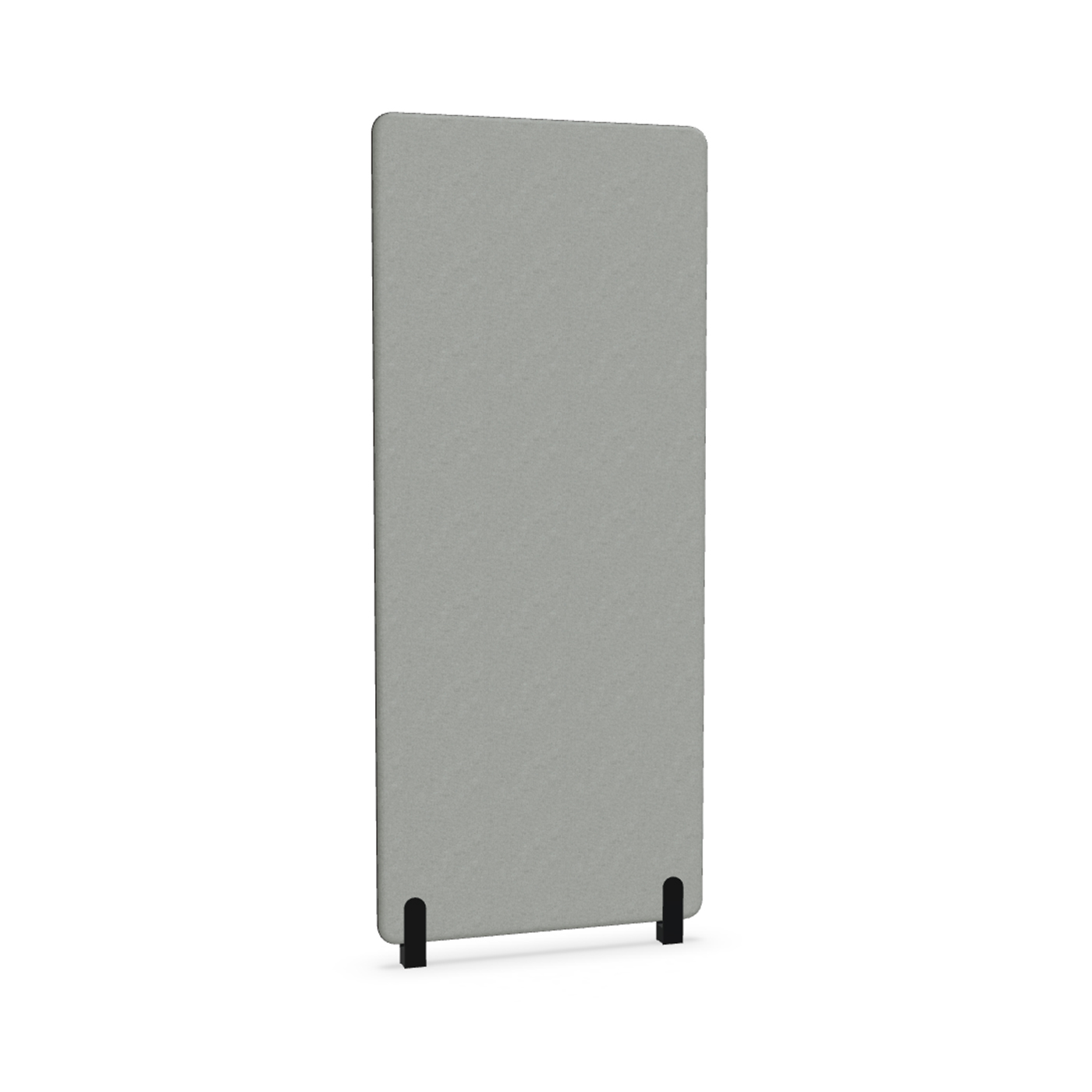 Image of Trennwand Mdd Sonic 80x185 cm, Distanzfüsse, Grau/Schwarz, Neu