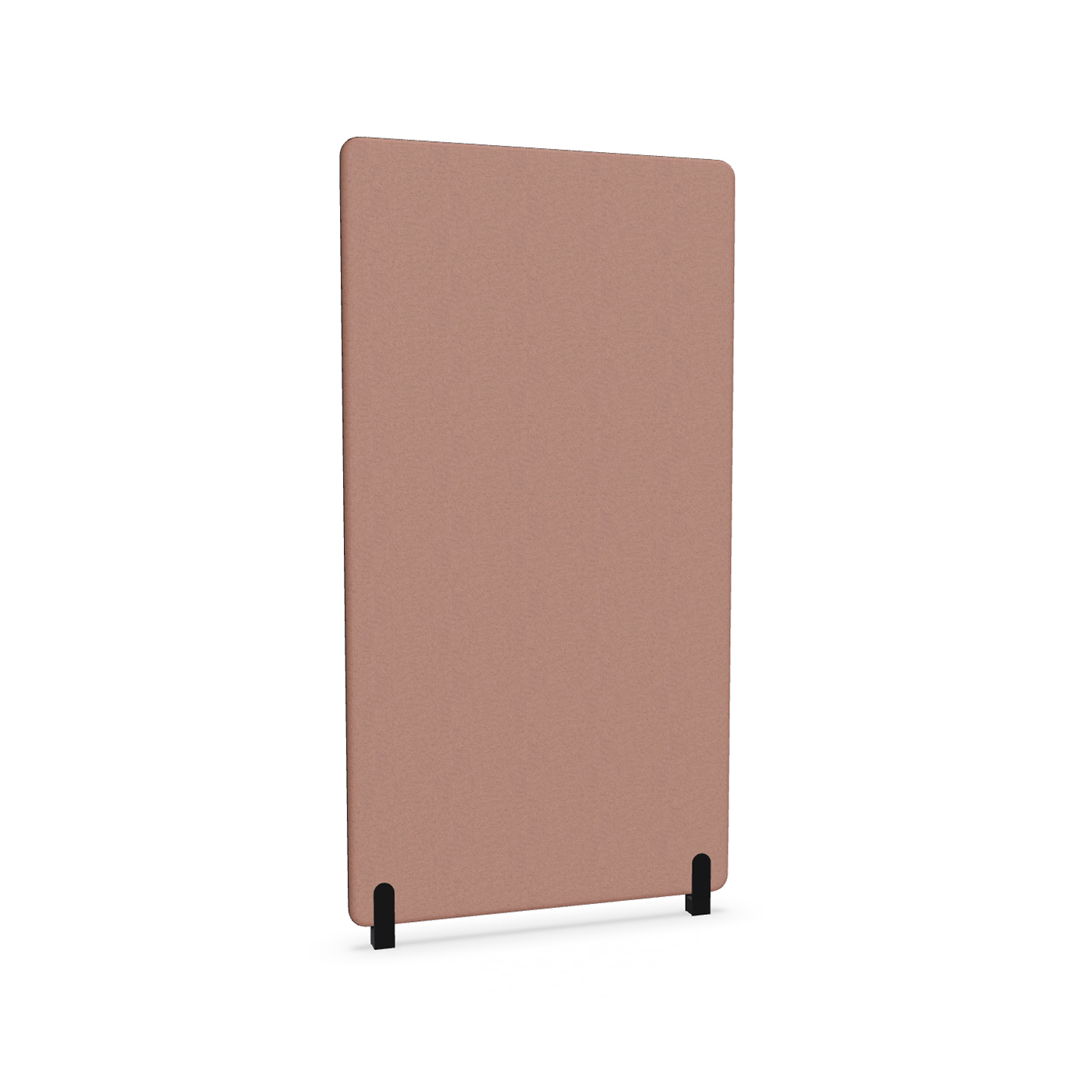Image of Trennwand Mdd Sonic 100x185 cm, Distanzfüsse, Rosa/Schwarz, Neu