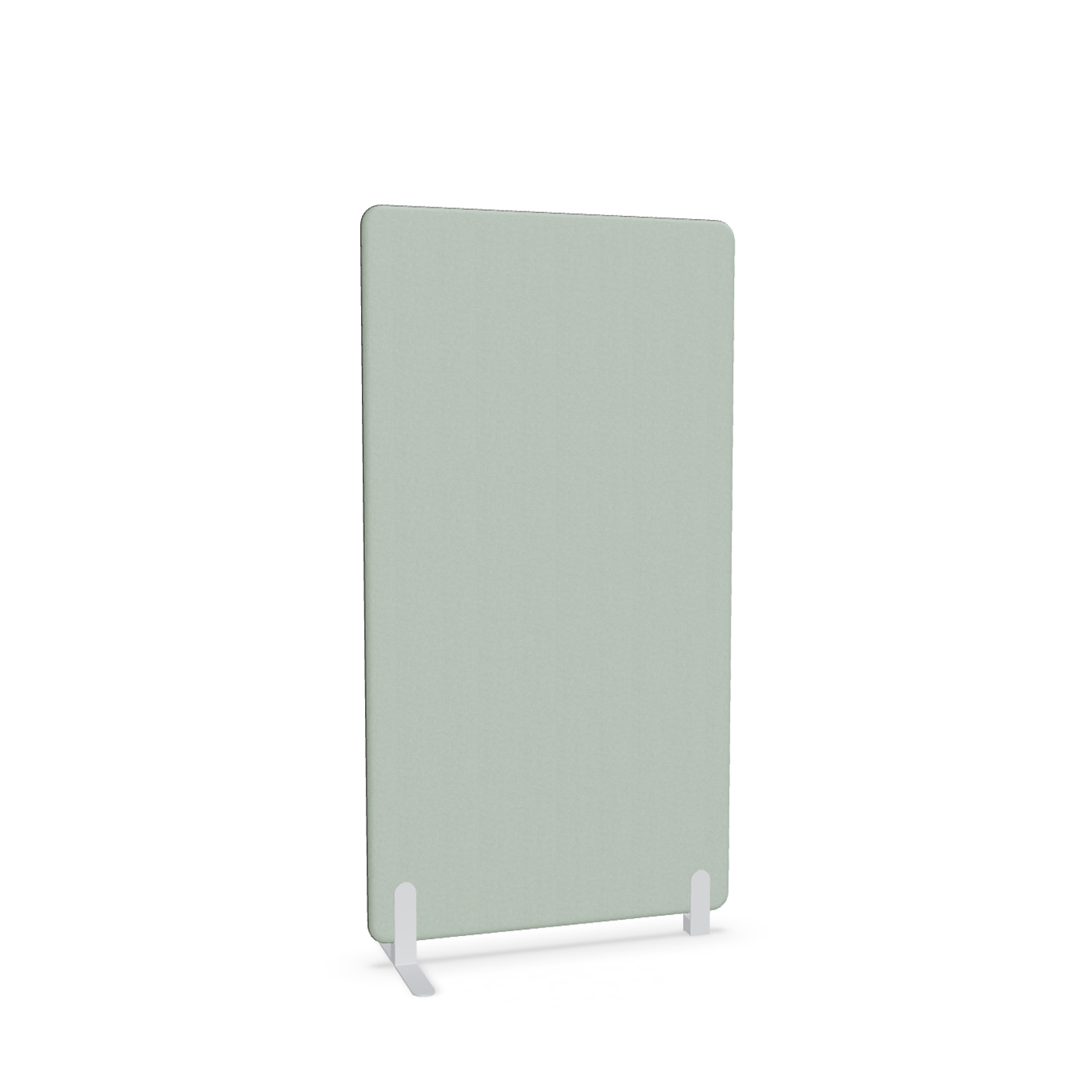 Image of Trennwand Mdd Sonic 90x165 cm, Freistehender Fuss und Distanzfuss, Grün/Weiss, Neu
