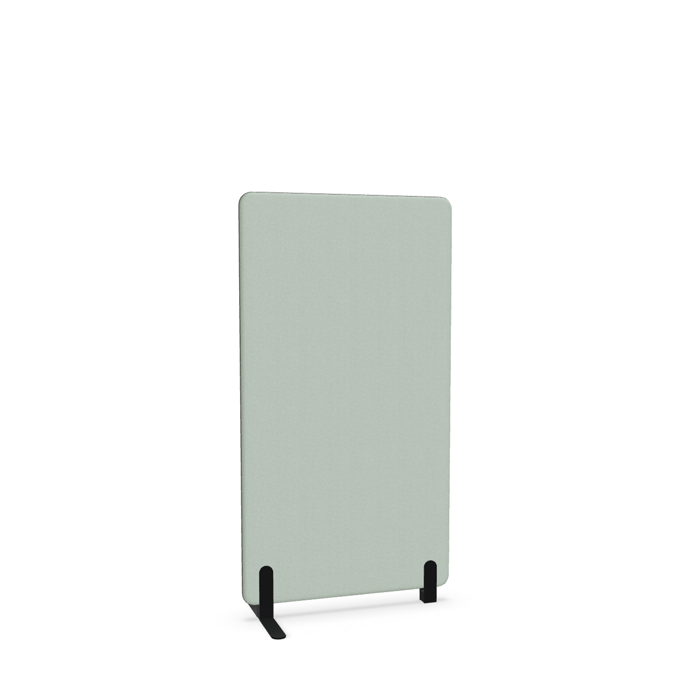 Image of Trennwand Mdd Sonic 80x145 cm, Freistehender Fuss und Distanzfuss, Grün/Schwarz, Neu