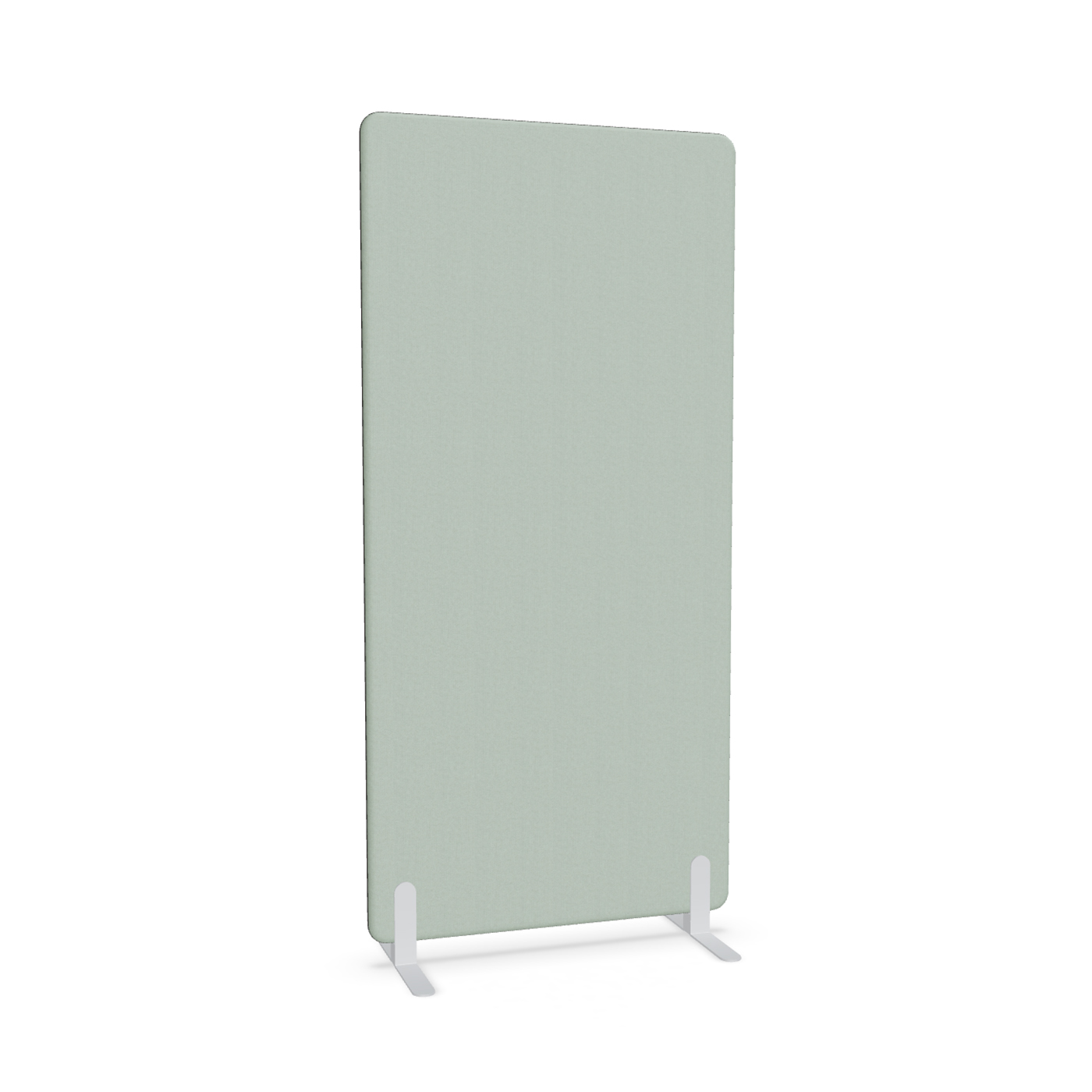 Image of Trennwand Mdd Sonic 90x185 cm, Freistehende Füsse, Grün/Weiss, Neu