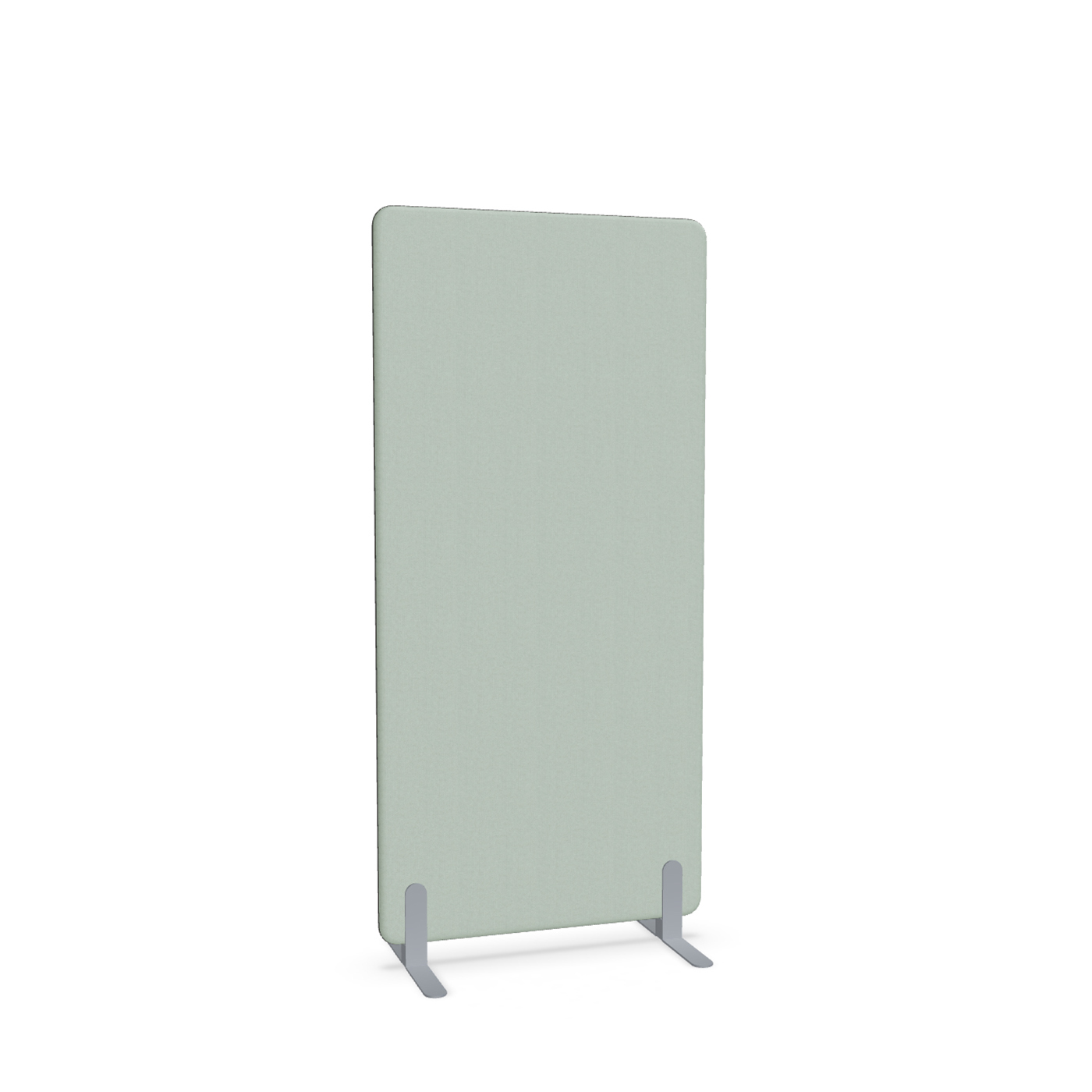 Image of Trennwand Mdd Sonic 80x165 cm, Freistehende Füsse, Grün/Silbergrau, Neu