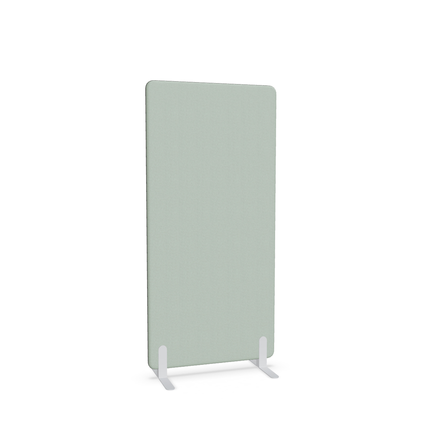 Image of Trennwand Mdd Sonic 80x165 cm, Freistehende Füsse, Grün/Weiss, Neu