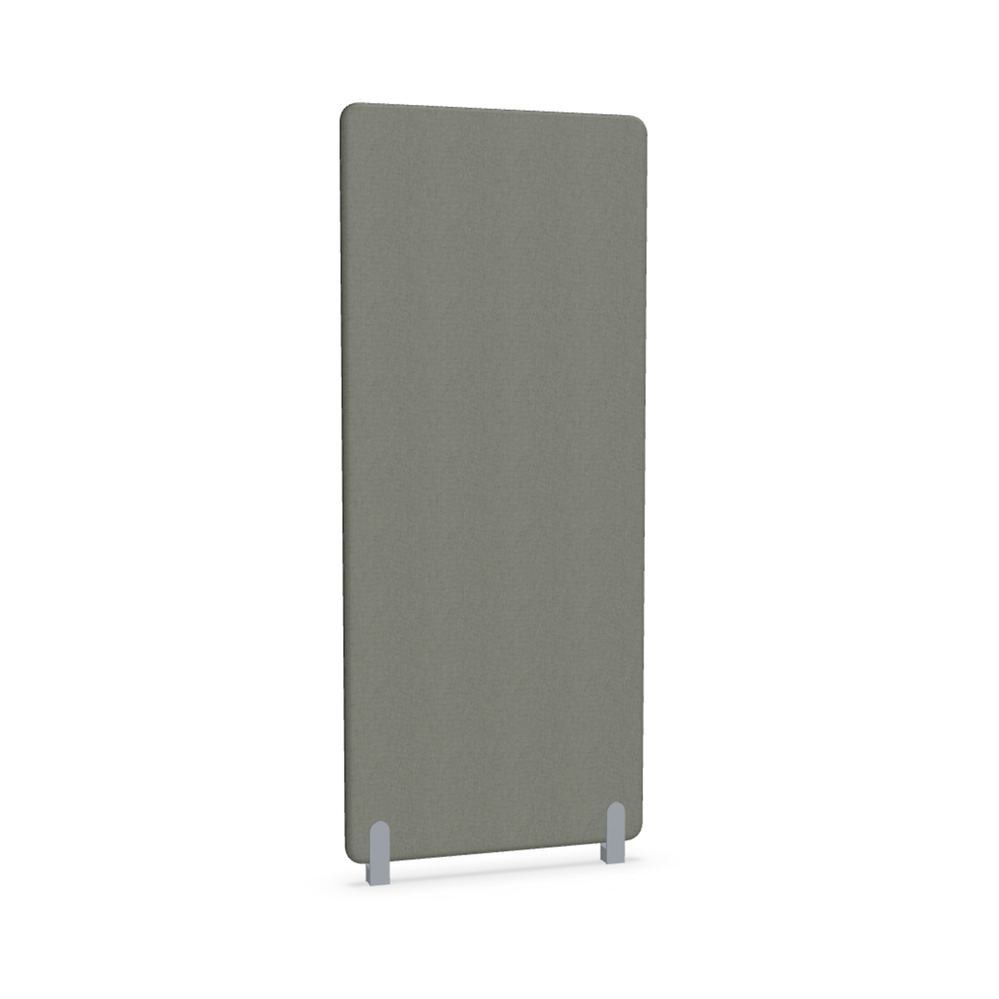 Image of Trennwand Mdd Sonic 80x185 cm, Distanzfüsse, Anthrazit/Silbergrau, Neu