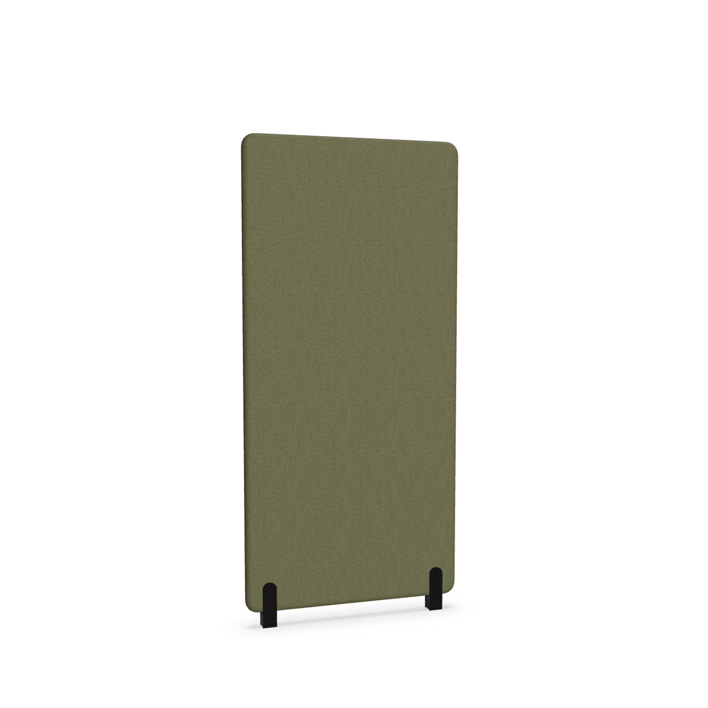Image of Trennwand Mdd Sonic 80x165 cm, Distanzfüsse, Olivgrün/Schwarz, Neu