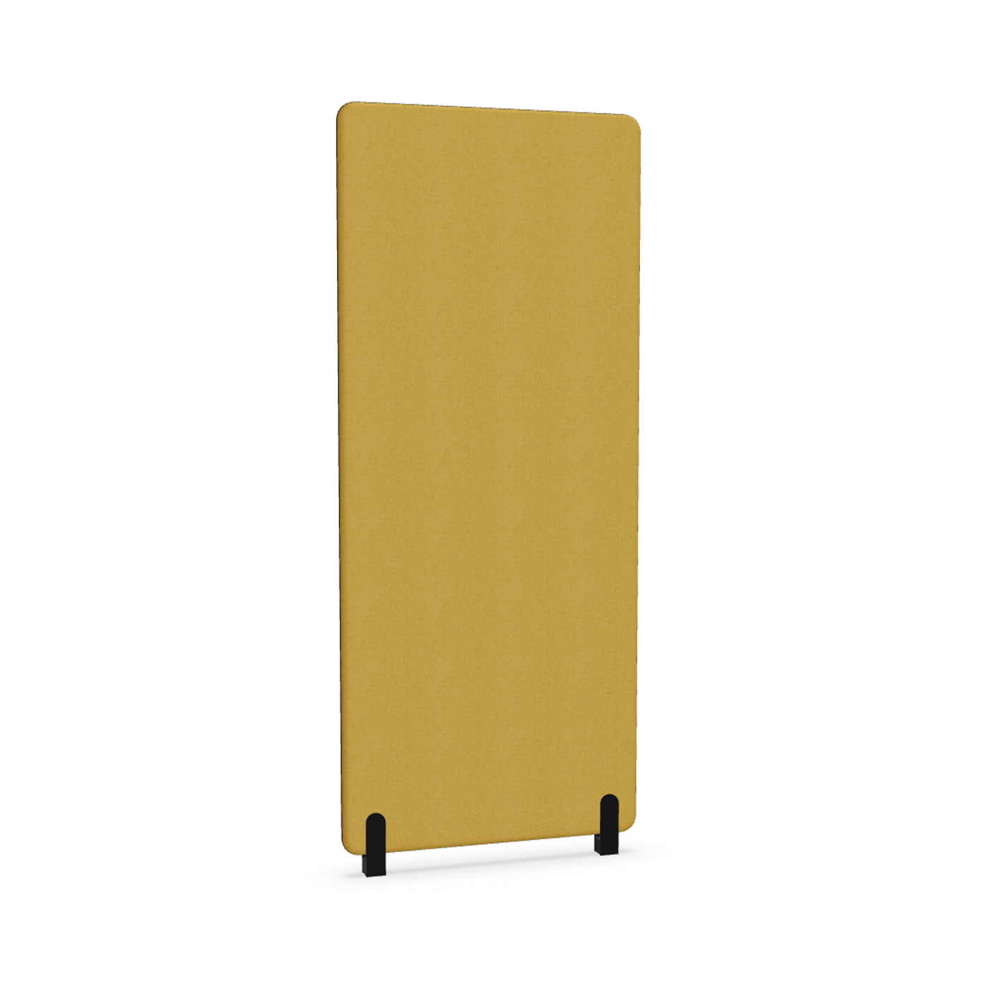 Image of Trennwand Mdd Sonic 80x185 cm, Distanzfüsse, Gelb/Schwarz, Neu
