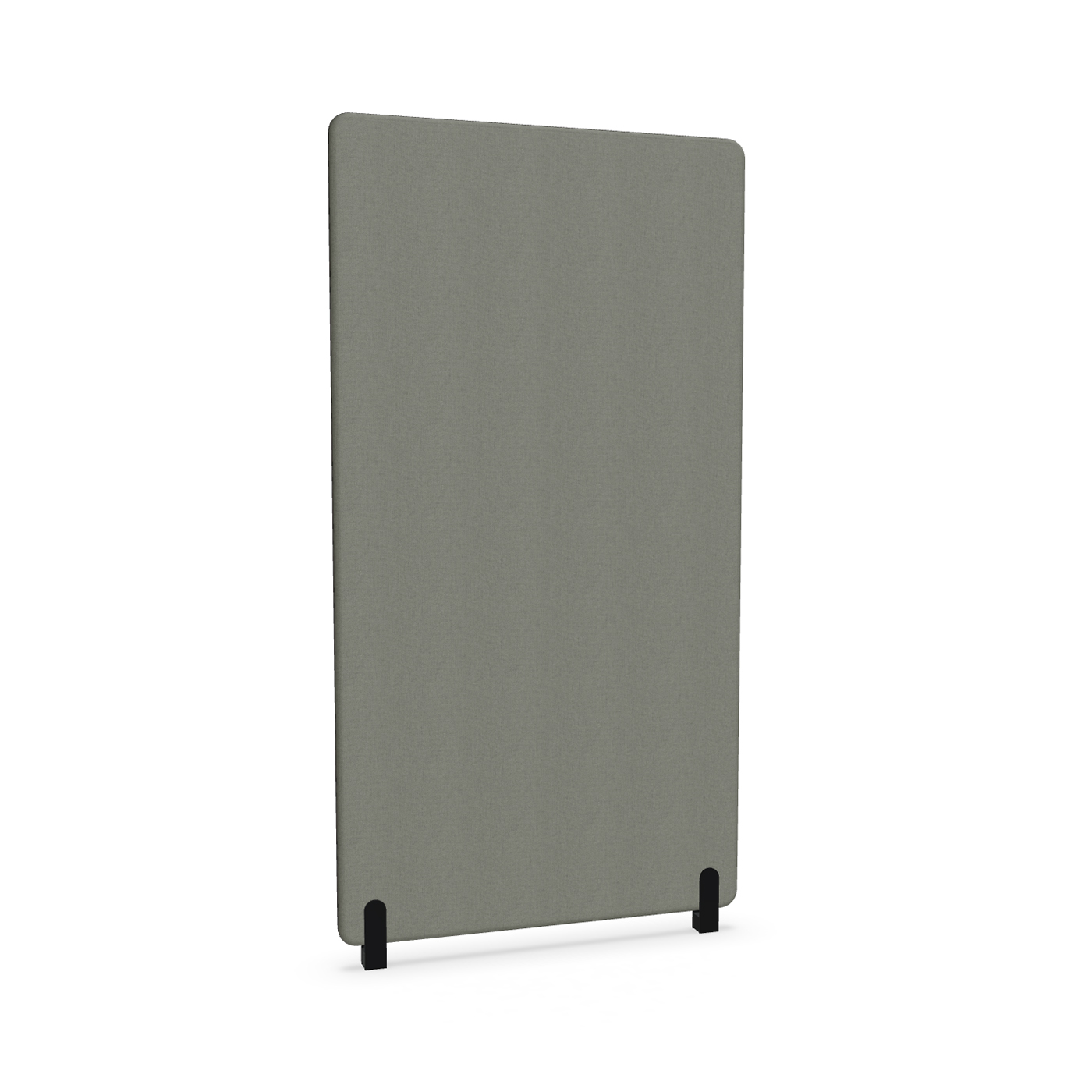 Image of Trennwand Mdd Sonic 100x185 cm, Distanzfüsse, Anthrazit/Schwarz, Neu