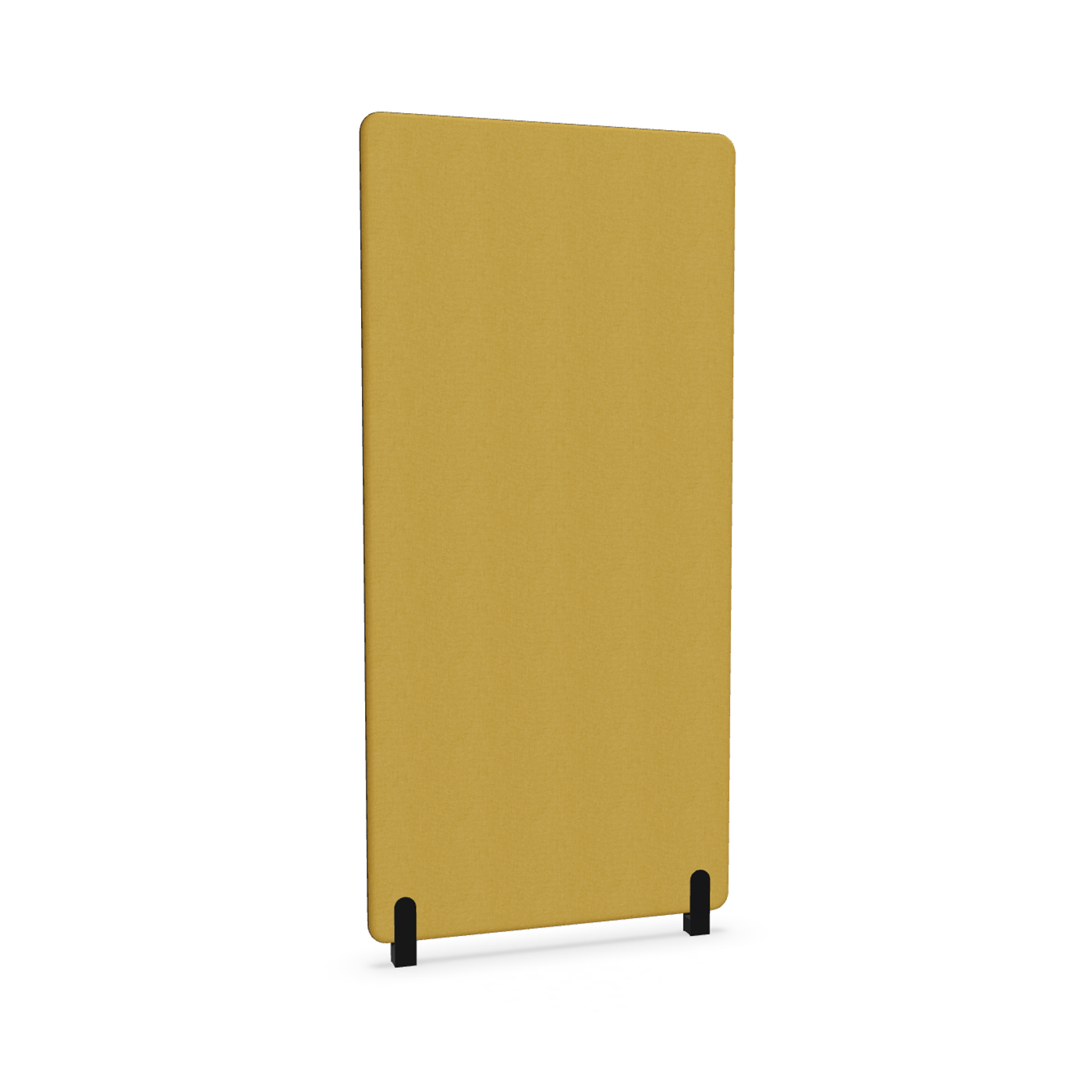 Image of Trennwand Mdd Sonic 90x185 cm, Distanzfüsse, Gelb/Schwarz, Neu