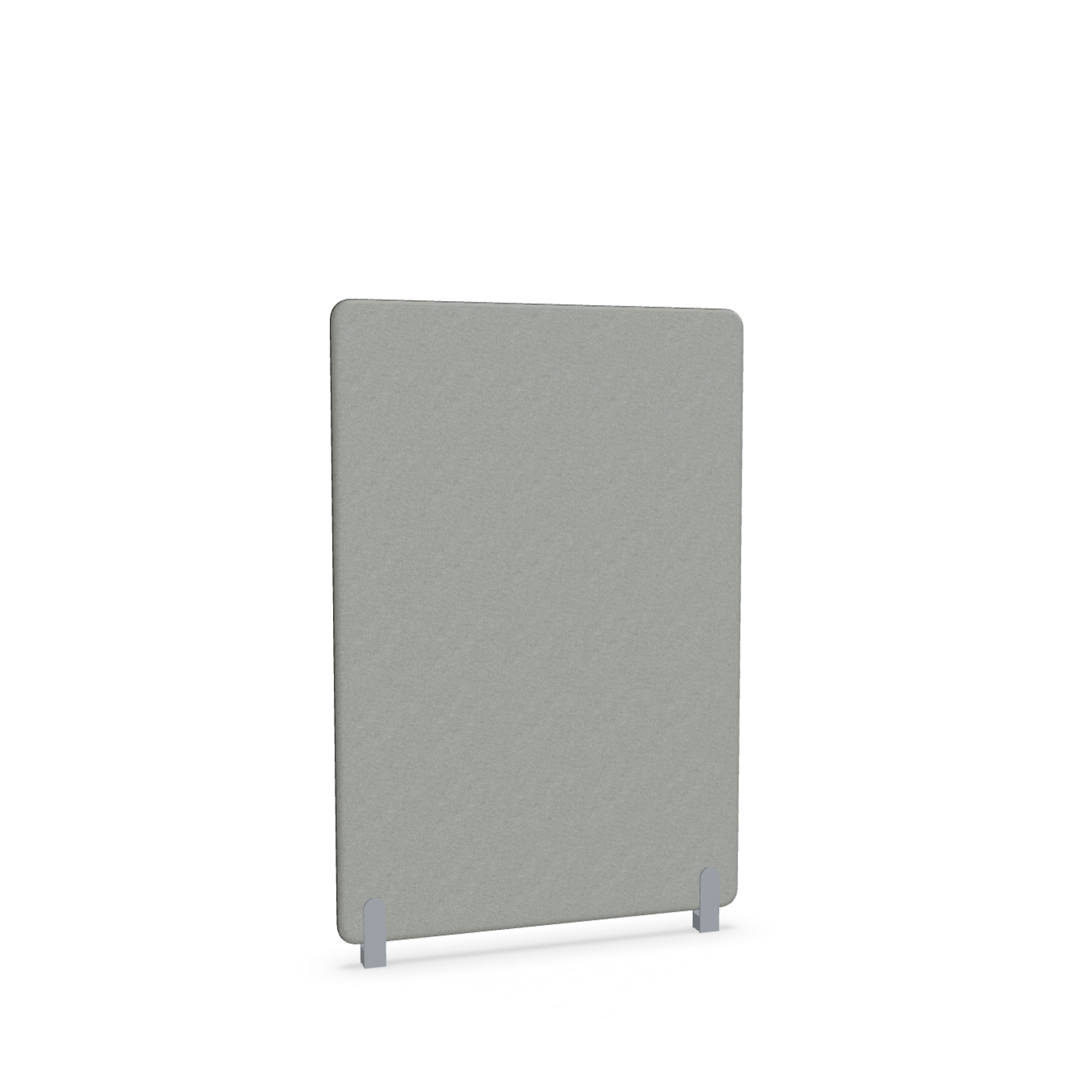 Image of Trennwand Mdd Sonic 100x145 cm, Distanzfüsse, Grau/Silbergrau, Neu