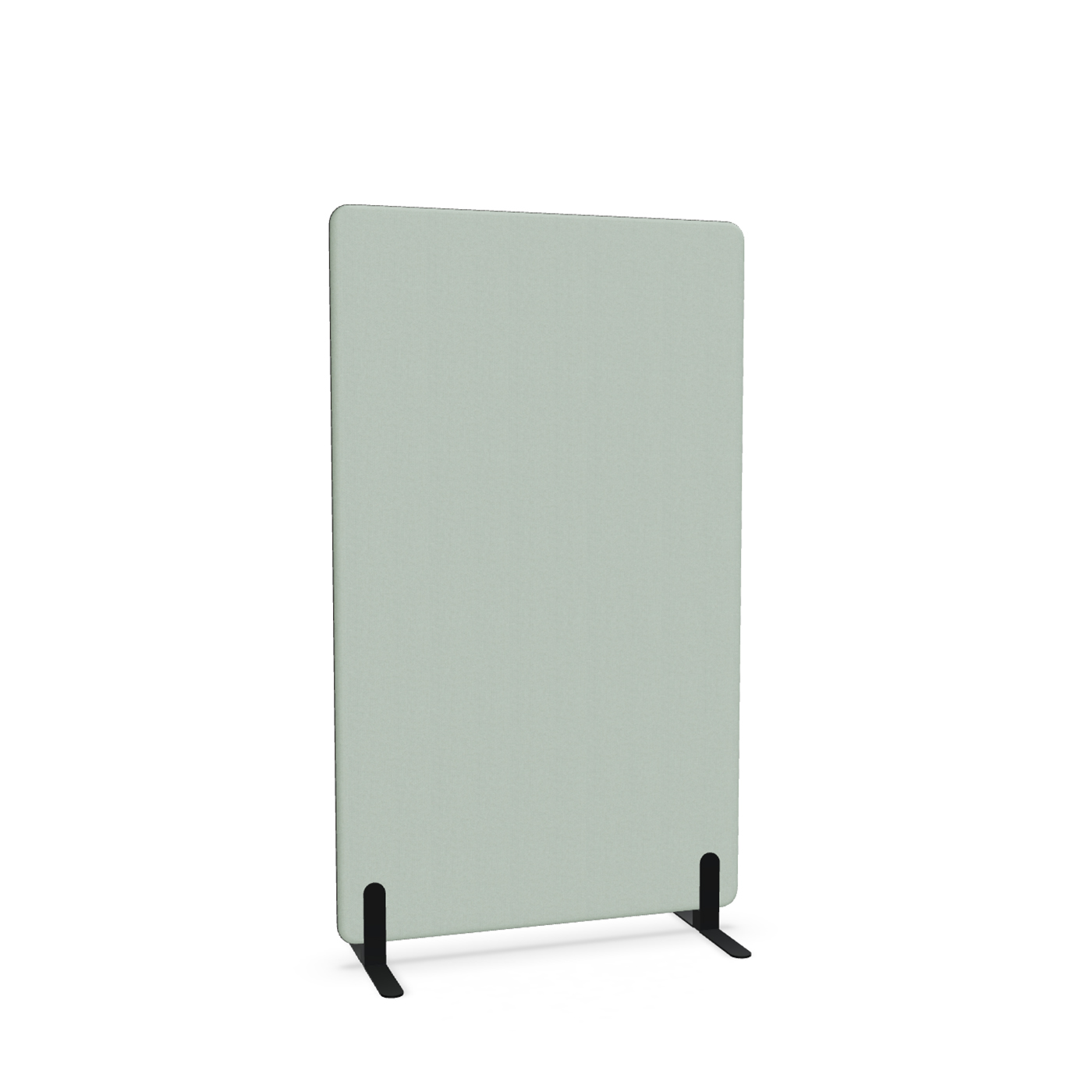 Image of Trennwand Mdd Sonic 100x165 cm, Freistehende Füsse, Grün/Schwarz, Neu