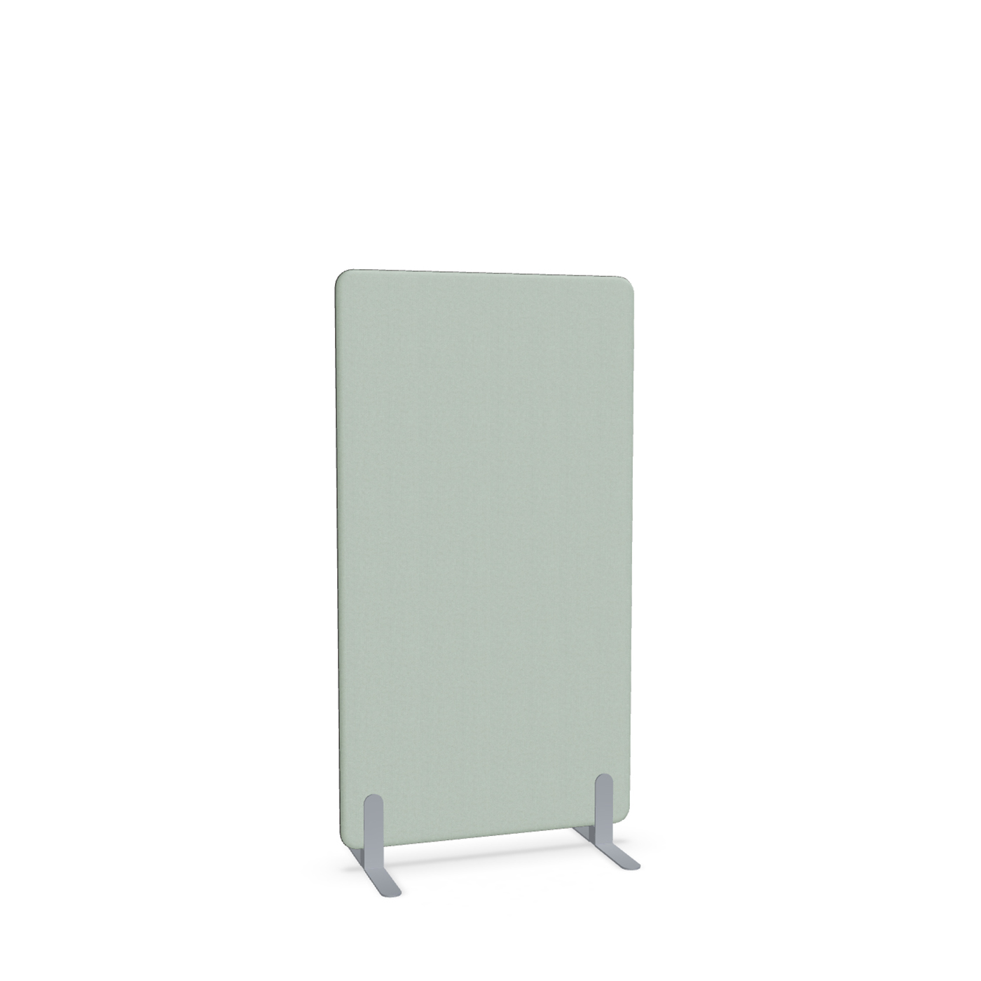 Image of Trennwand Mdd Sonic 80x145 cm, Freistehende Füsse, Grün/Silbergrau, Neu