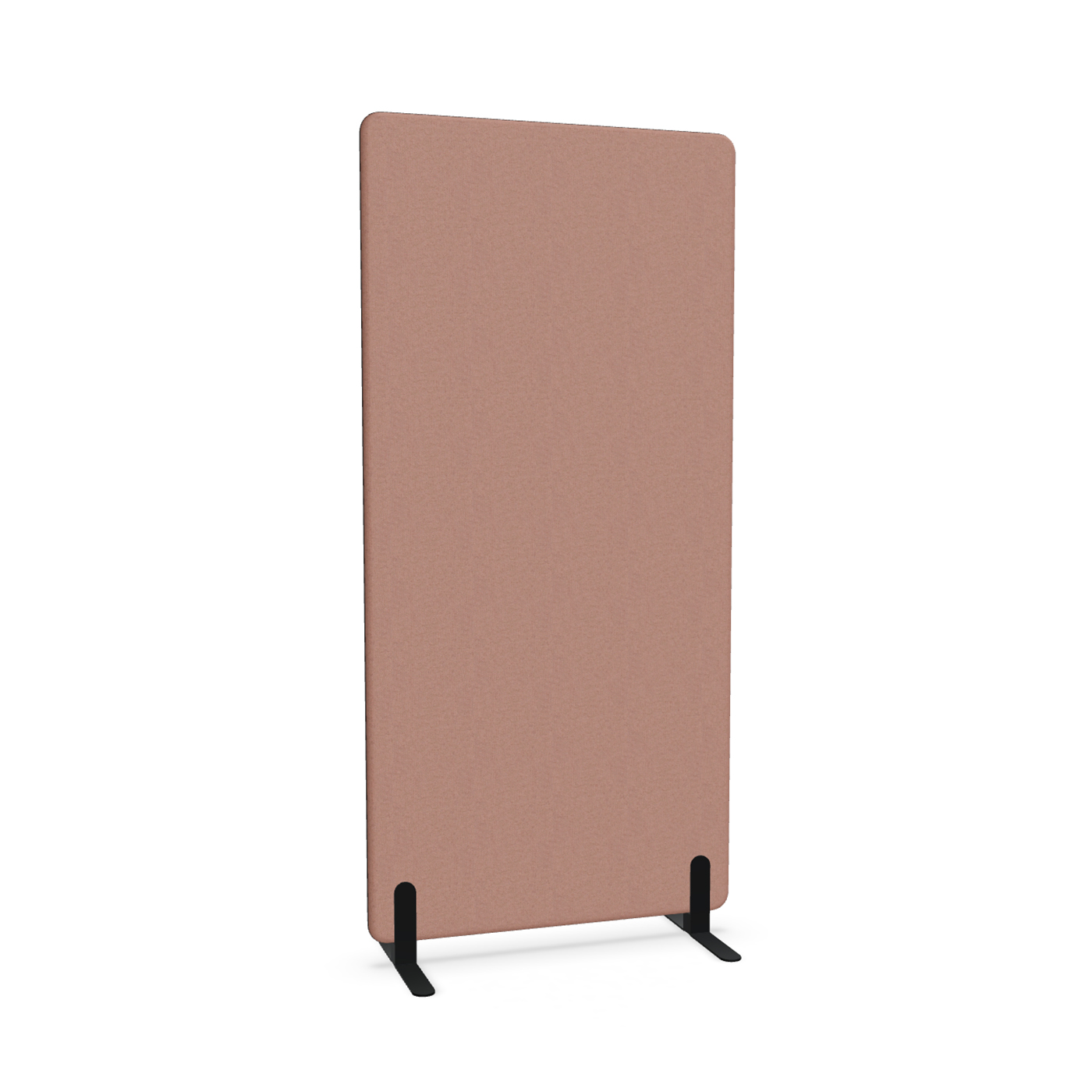 Image of Trennwand Mdd Sonic 90x185 cm, Freistehende Füsse, Rosa/Schwarz, Neu