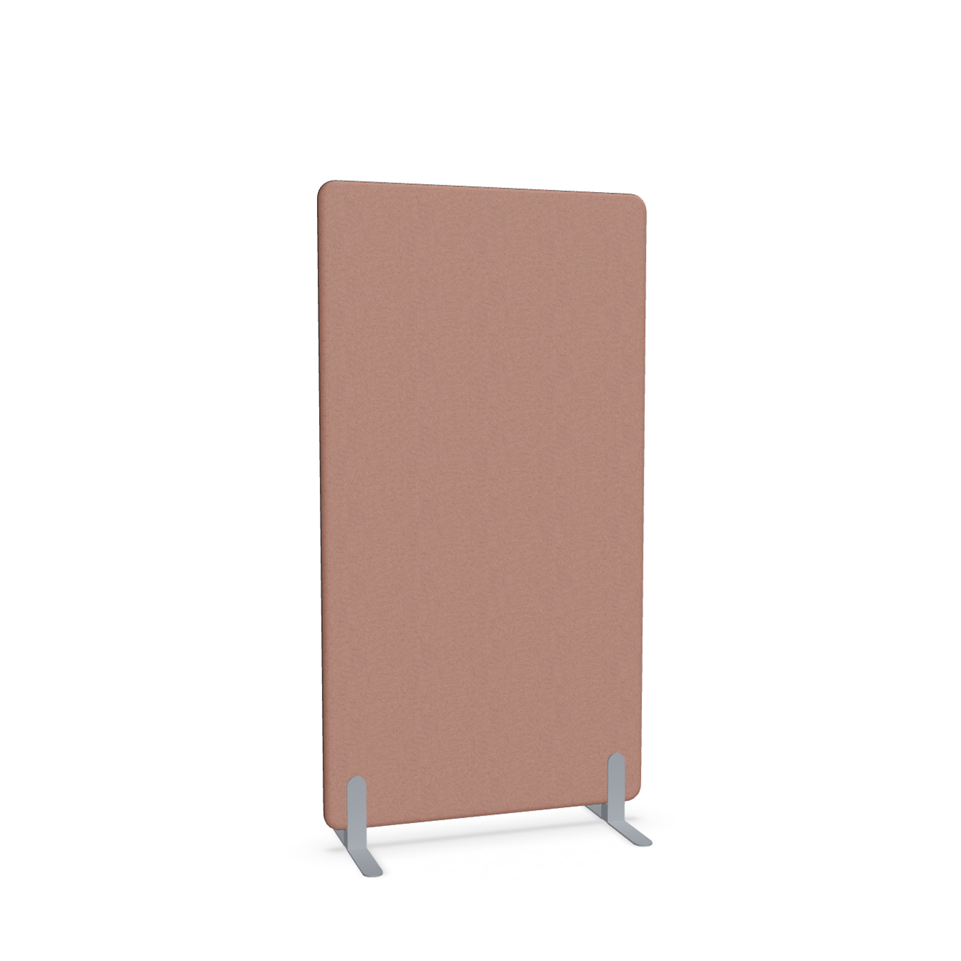 Image of Trennwand Mdd Sonic 90x165 cm, Freistehende Füsse, Rosa/Silbergrau, Neu