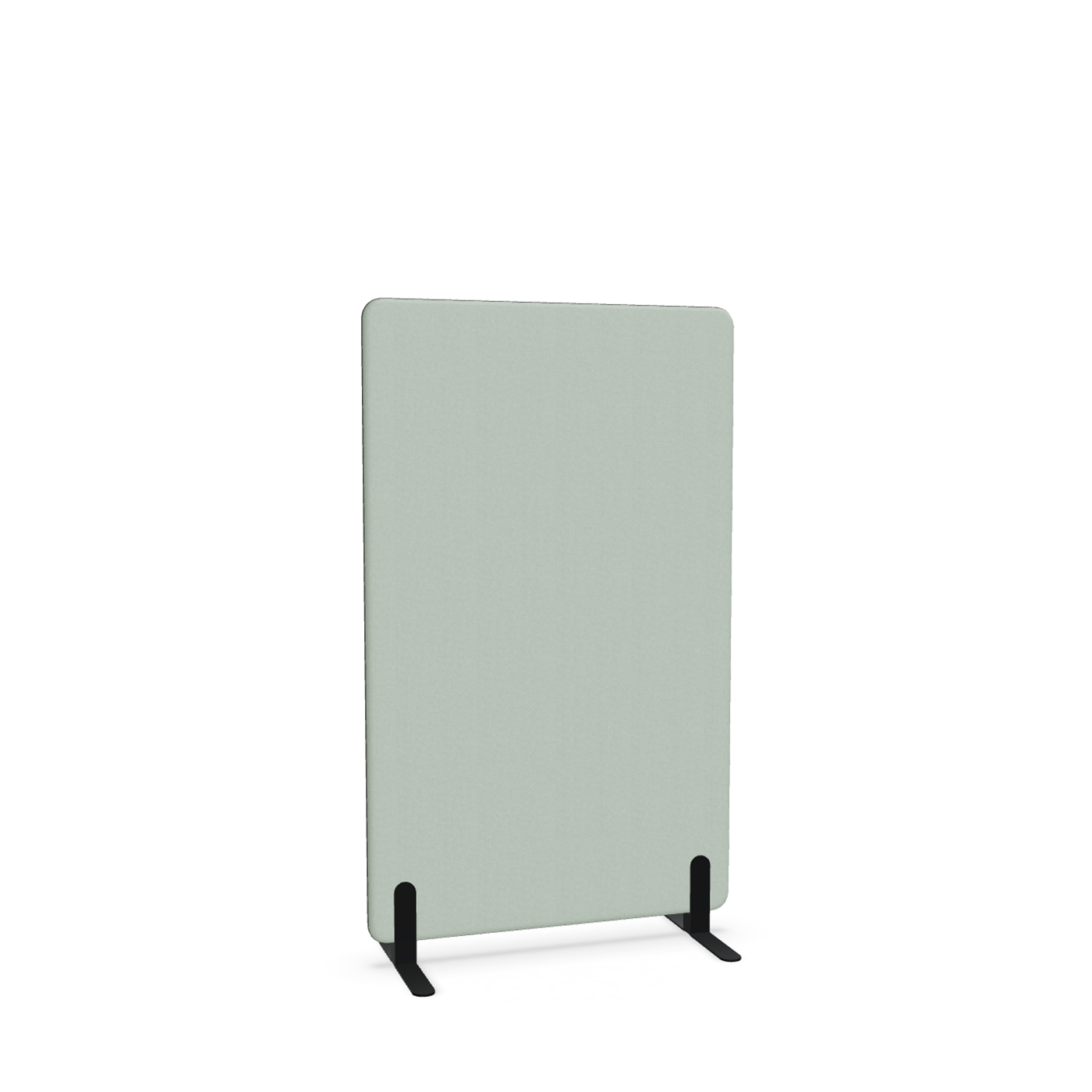 Image of Trennwand Mdd Sonic 90x145 cm, Freistehende Füsse, Grün/Schwarz, Neu